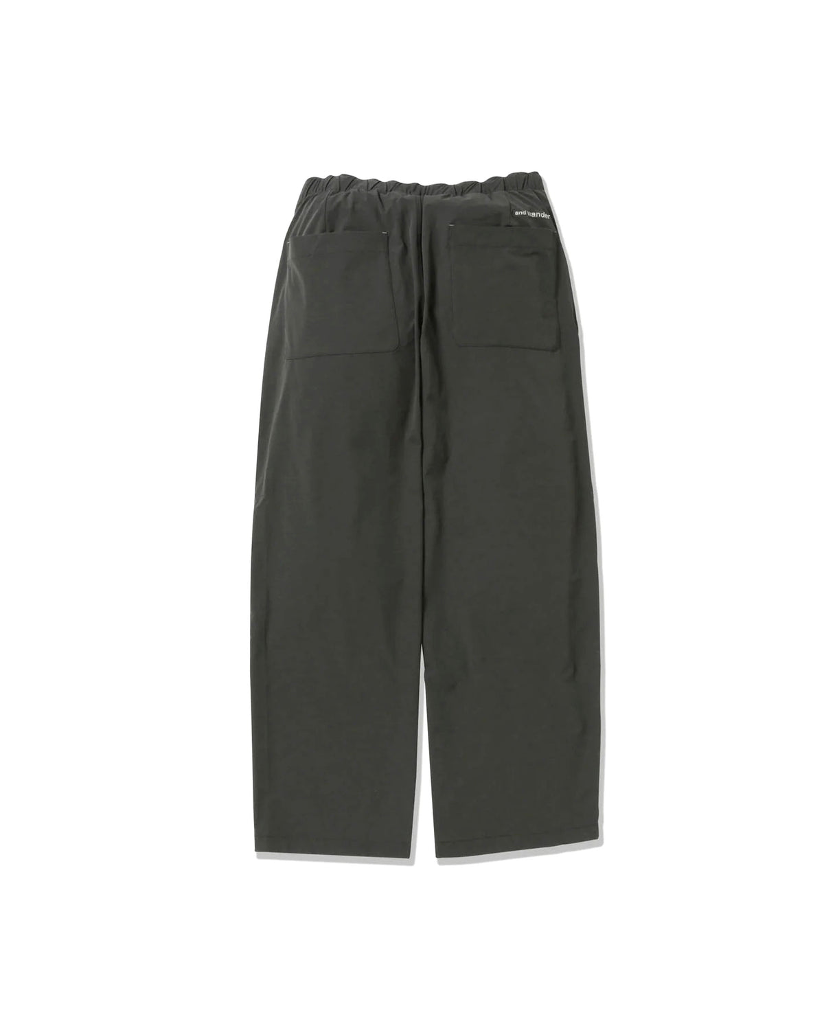 Light Weight Cloth Wide Pants - Charcoal