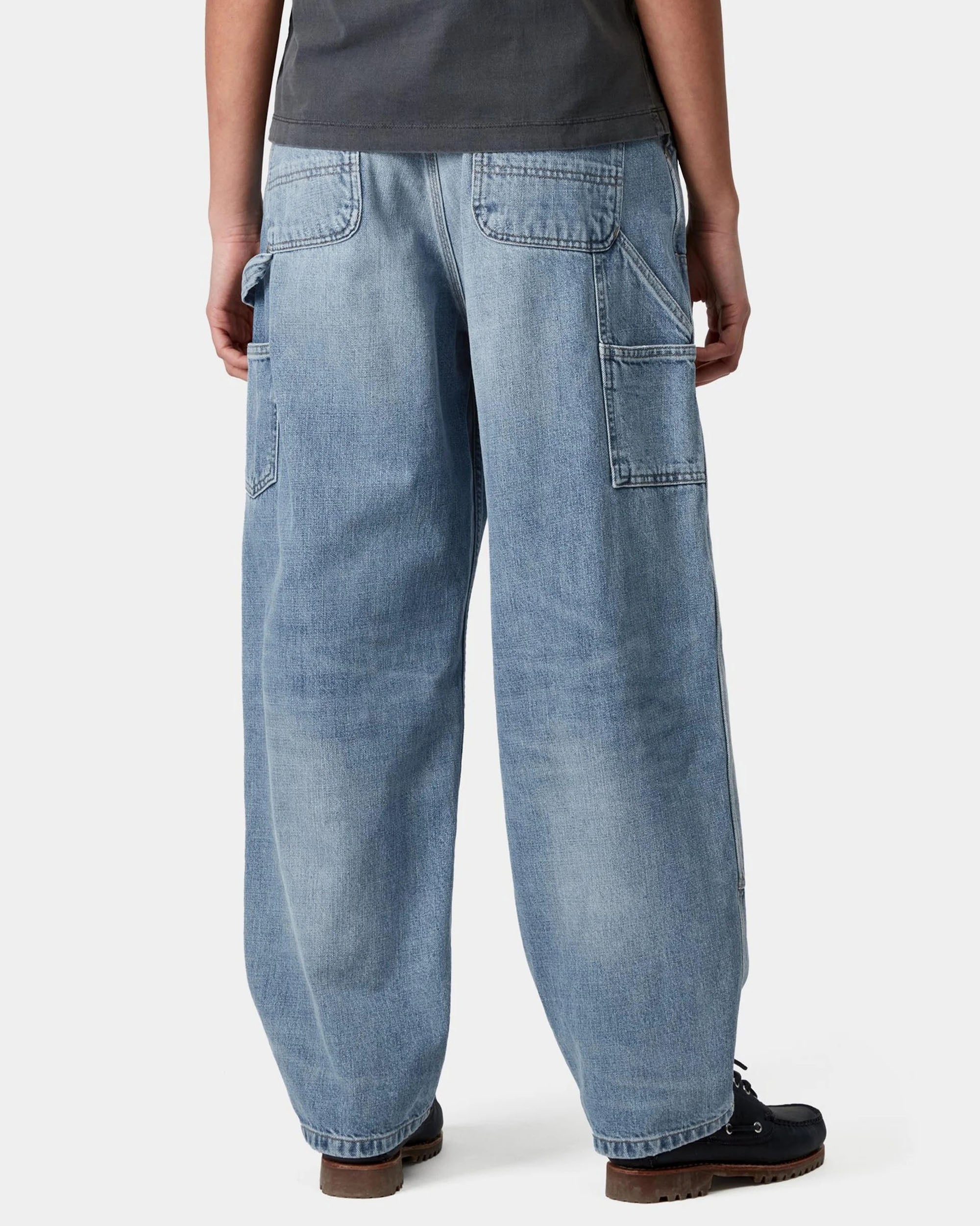 Women's Brandon Double Knee Pant - Blue Burst Washed
