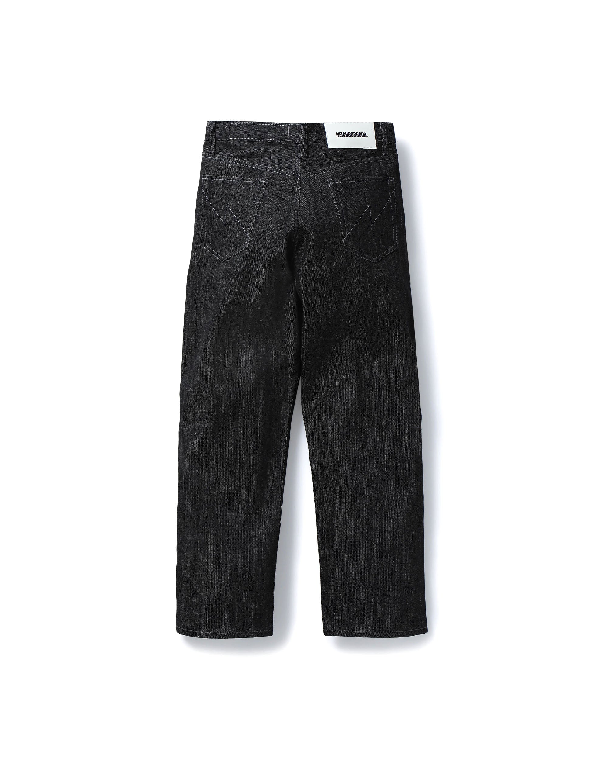 Neighborhood Rigid Denim DP Wide Pants - Indigo - Wide Leg Denim
