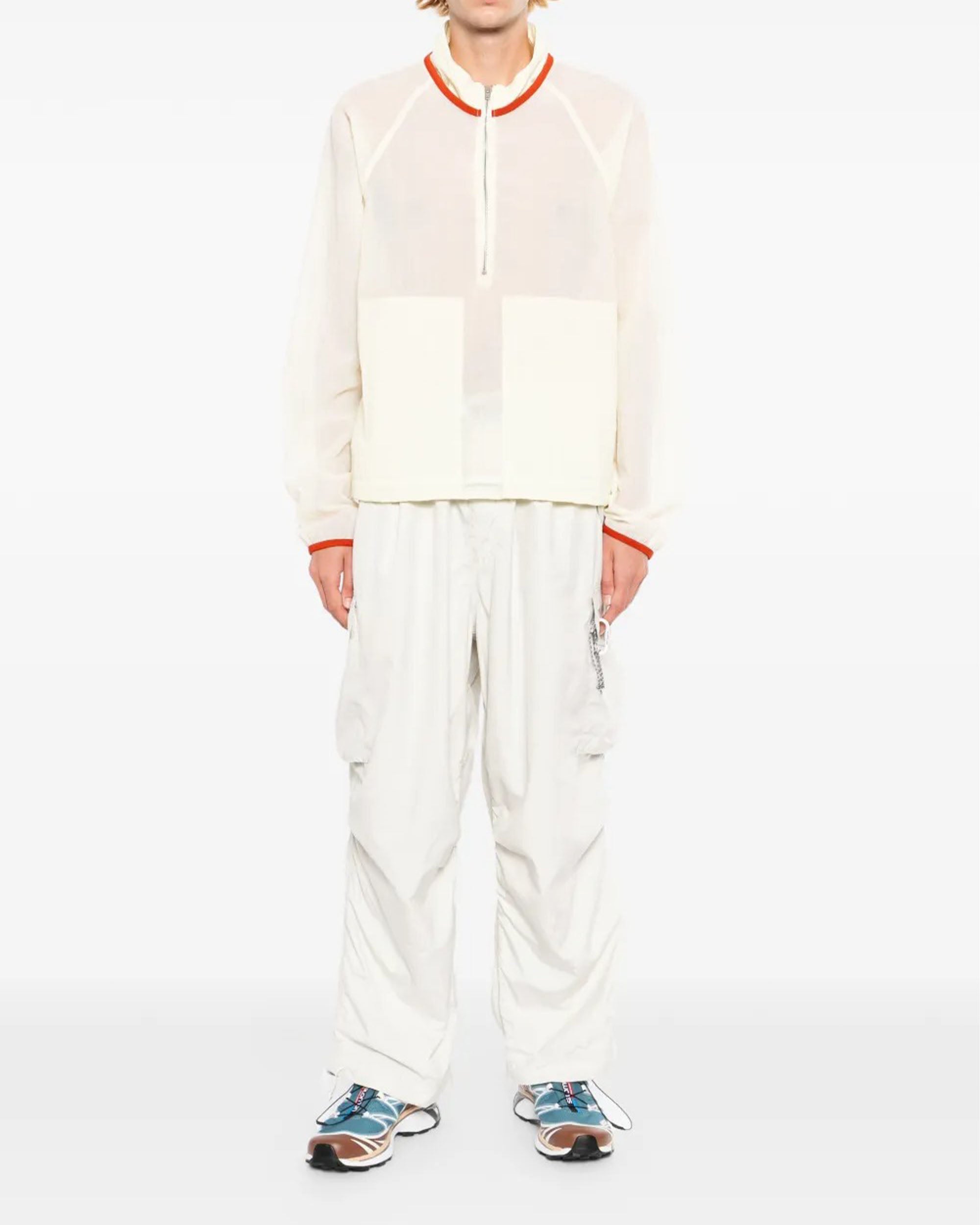 Oversized Cargo Pants - White