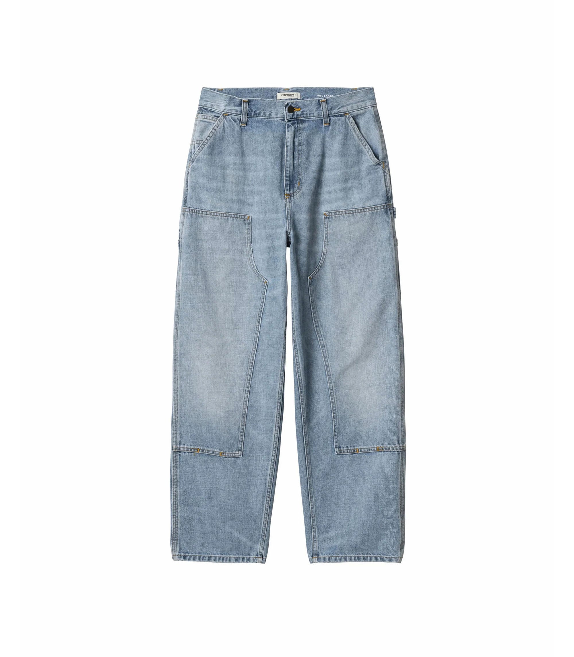 Women's Brandon Double Knee Pant - Blue Burst Washed