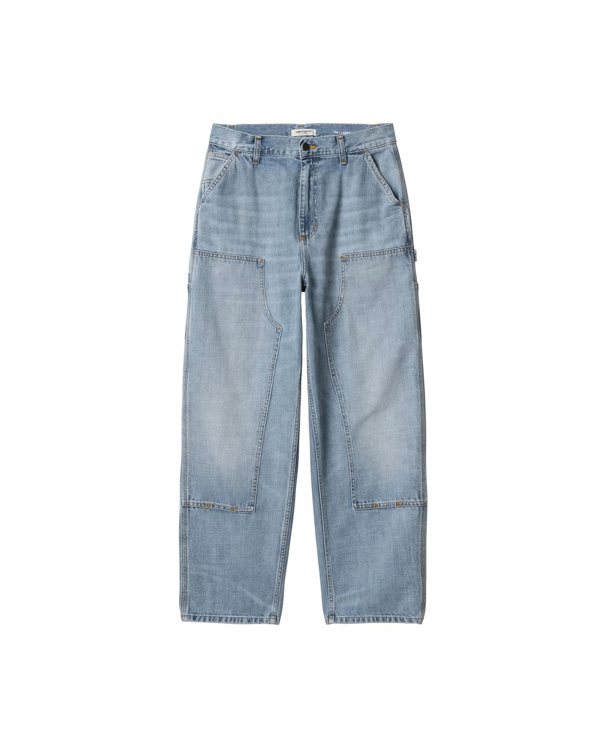 Women's Brandon Double Knee Pant - Blue Burst Washed