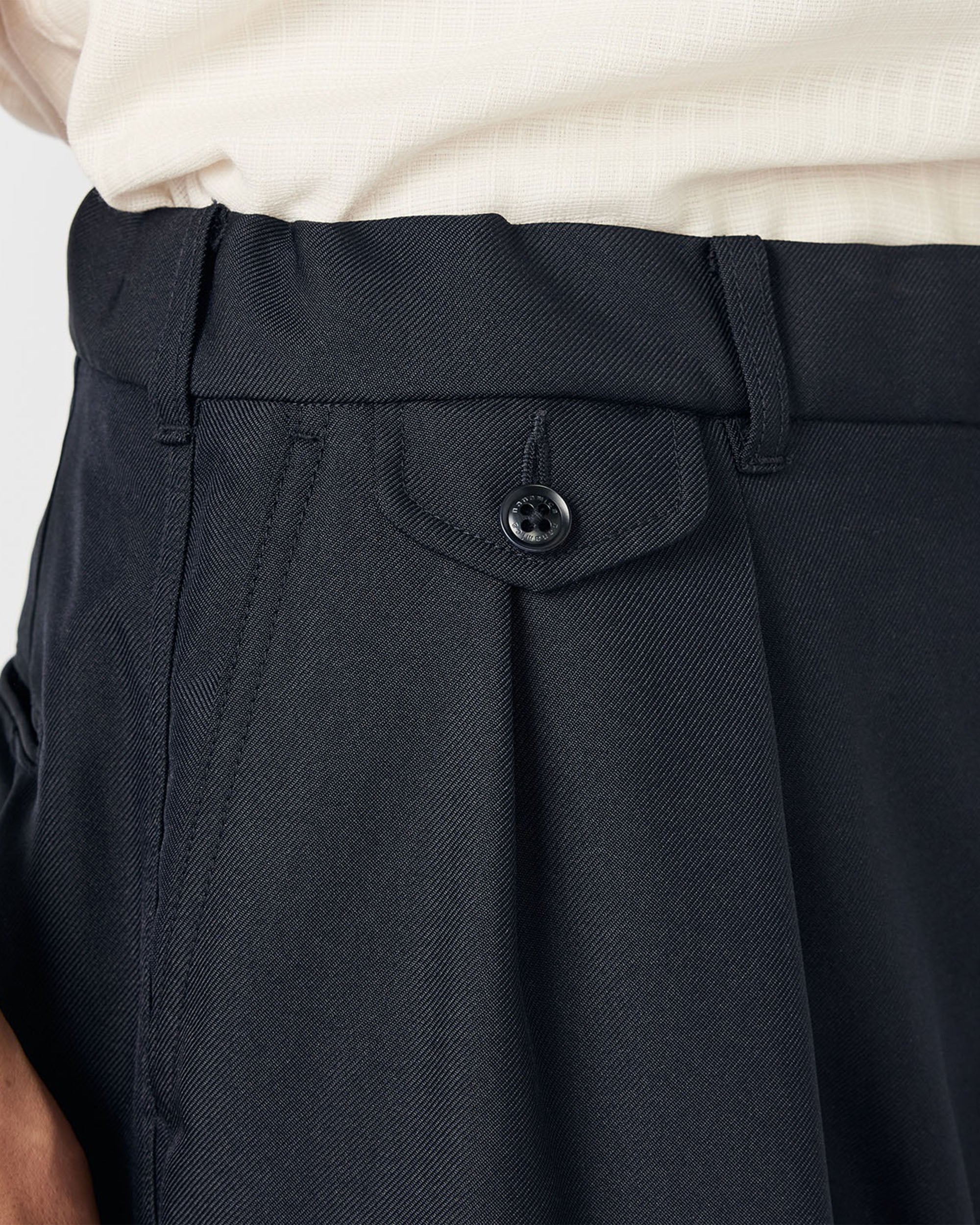 Twill Club Pants - Dark Navy