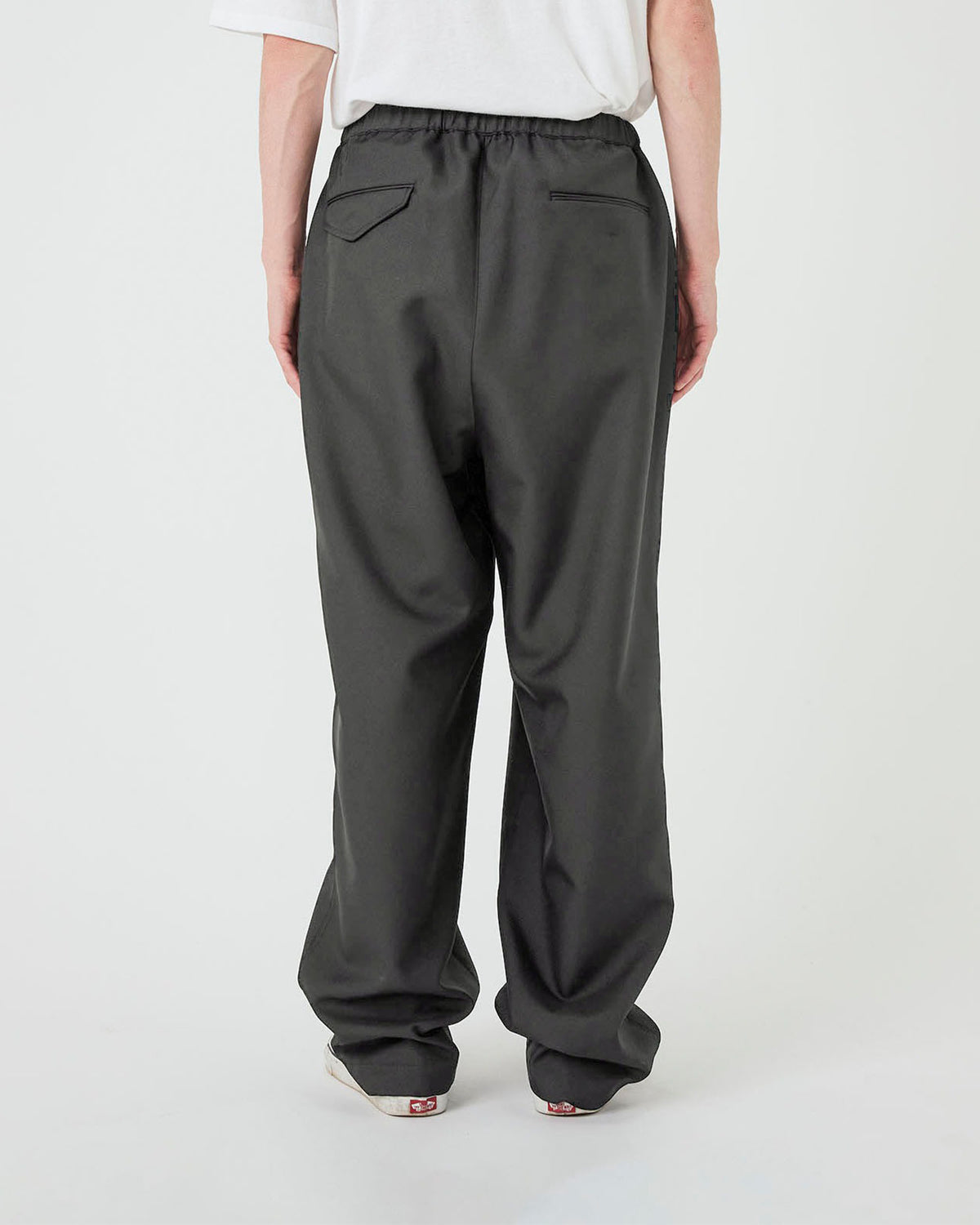 Polyester Twill Club Buckle Pants - Dark Navy