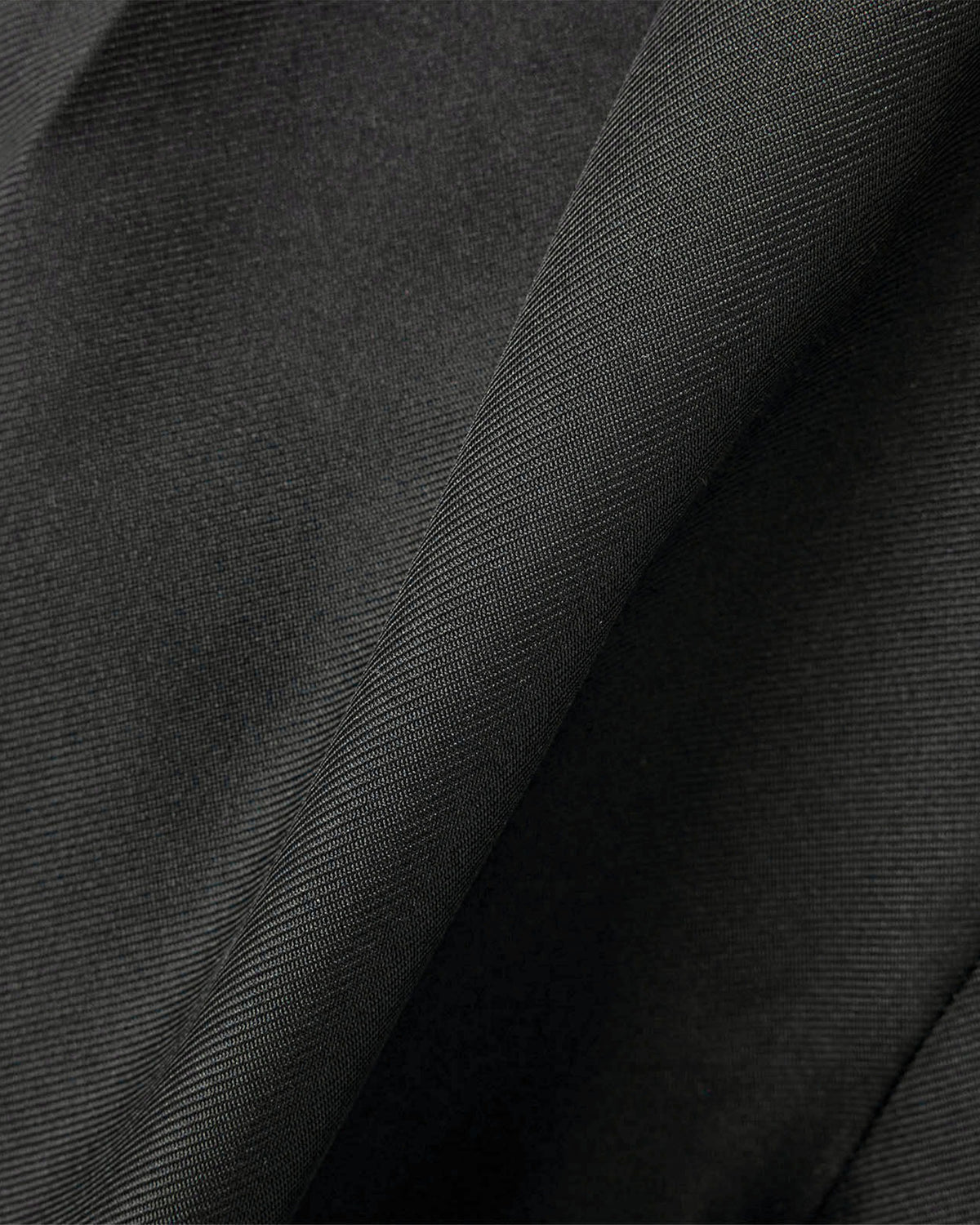 Polyester Twill Club Buckle Pants - Black