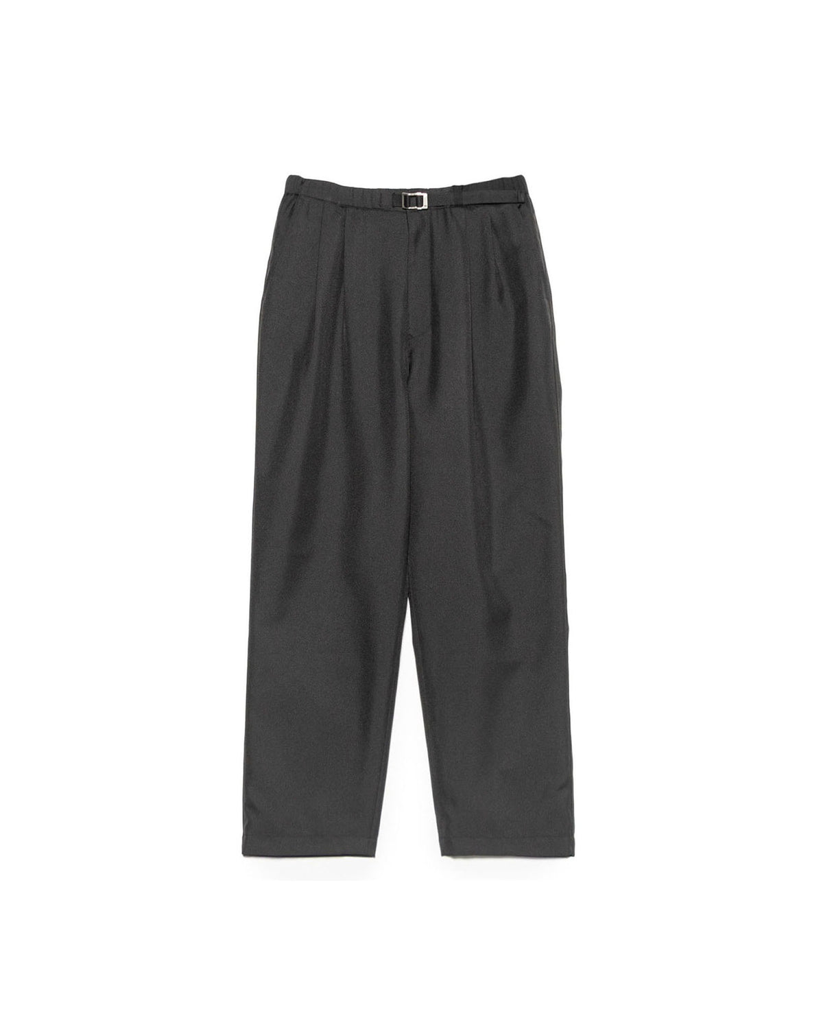 Polyester Twill Club Buckle Pants - Black