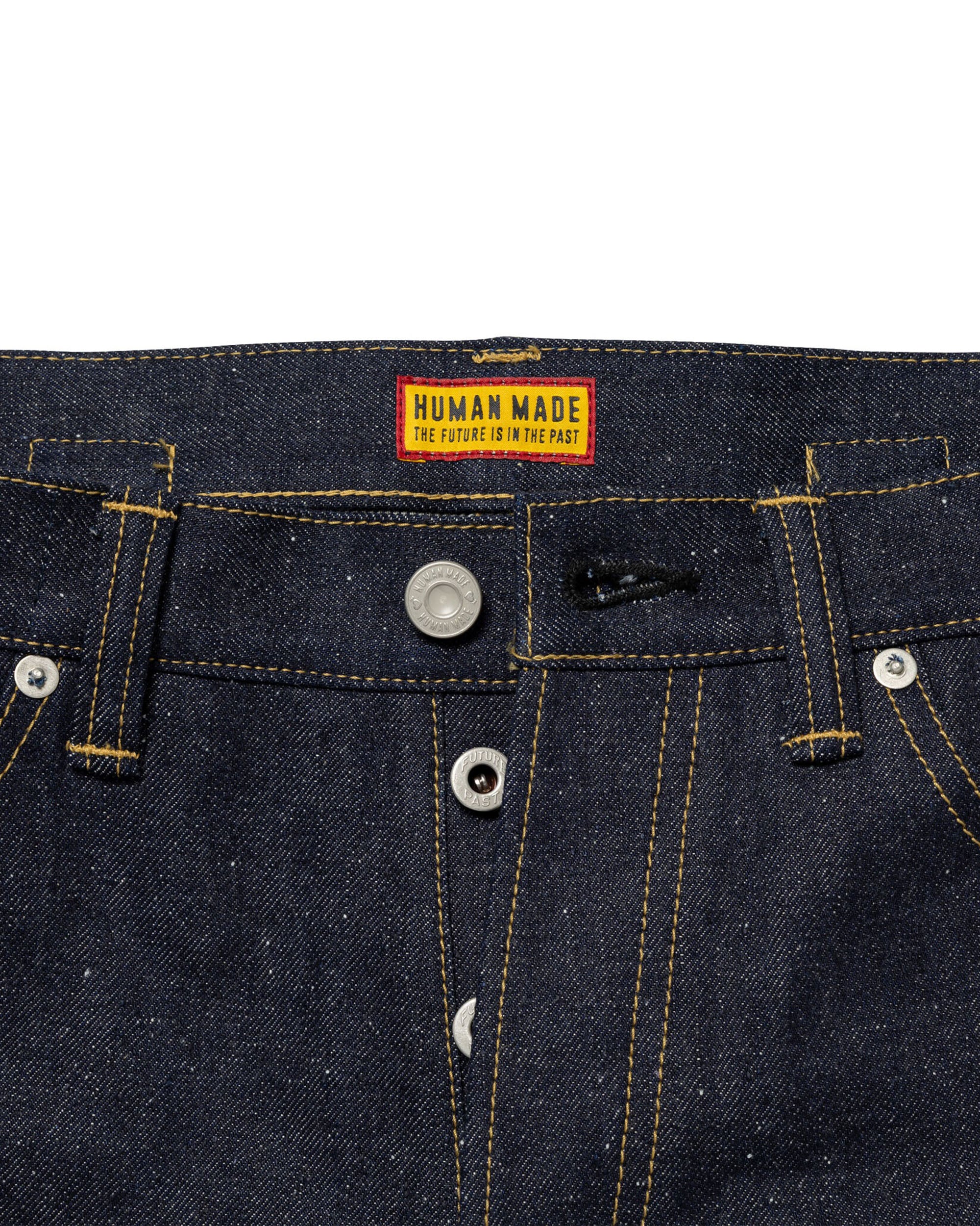 Straight Denim Pants - Past Indigo