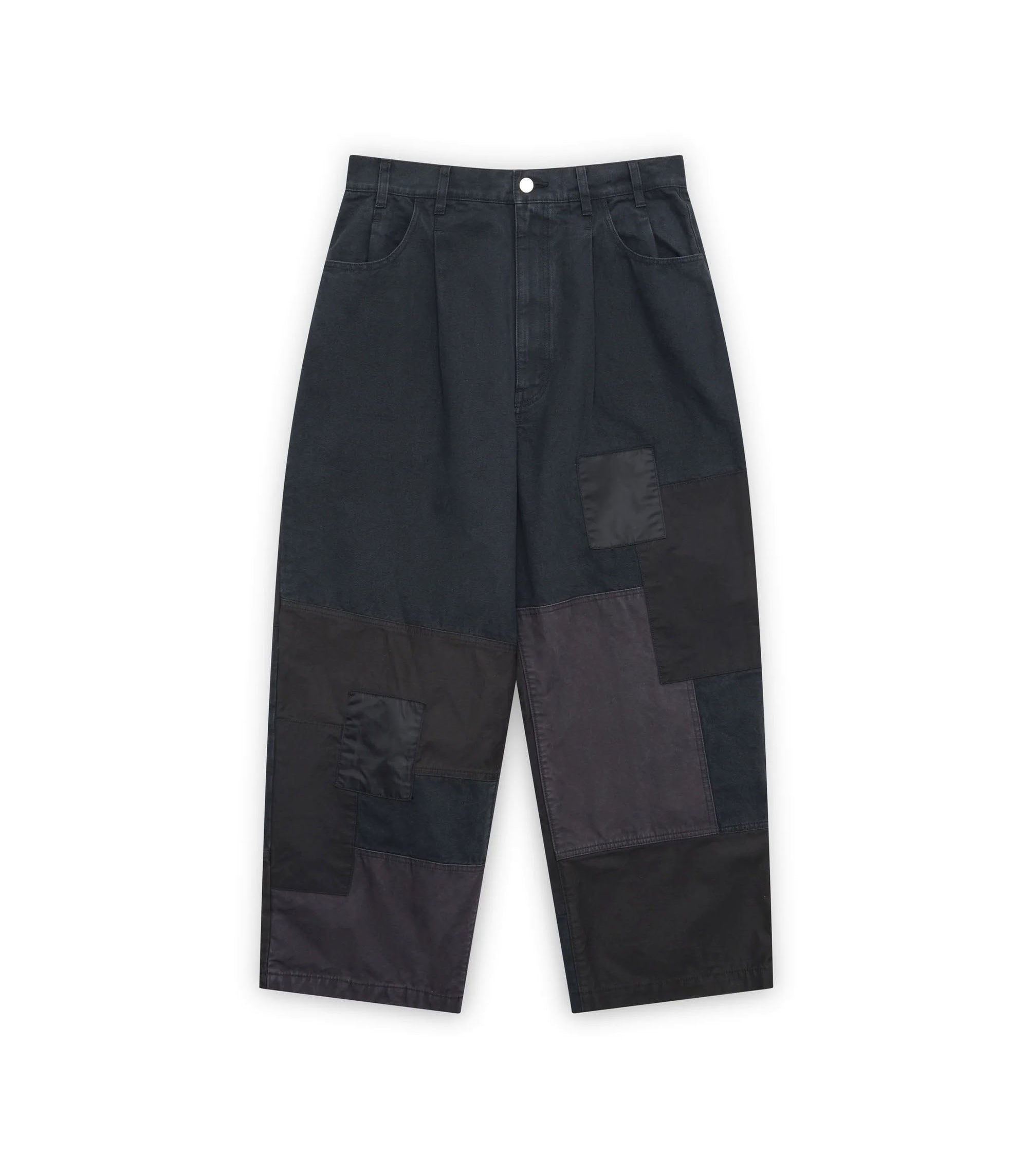 Patchwork Pants - Black Mix