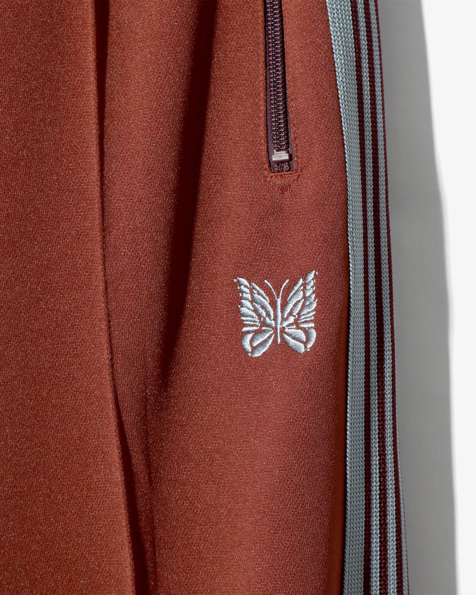 Poly Smooth H.D. Track Pants - Rust