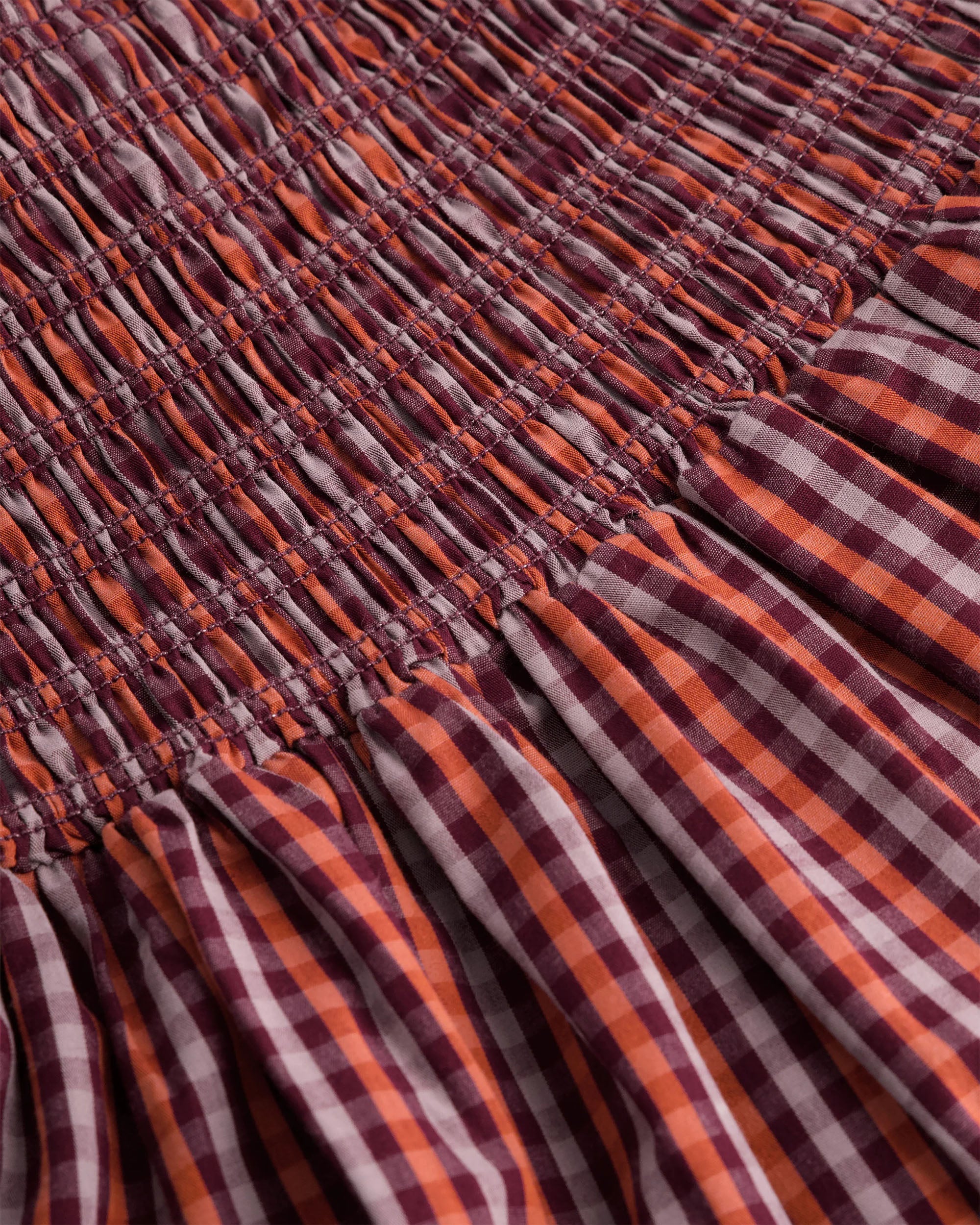 Weaver Skirt - Maroon Check