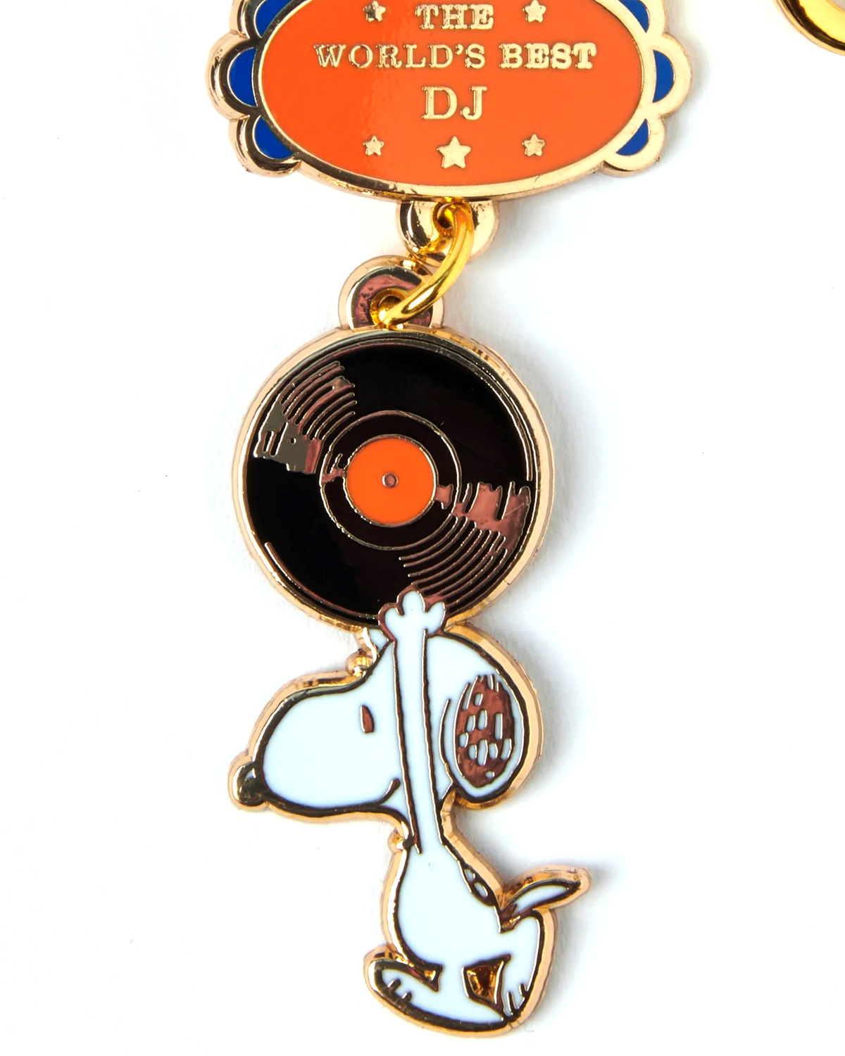 Peanuts World's Best DJ Keyring - Multi