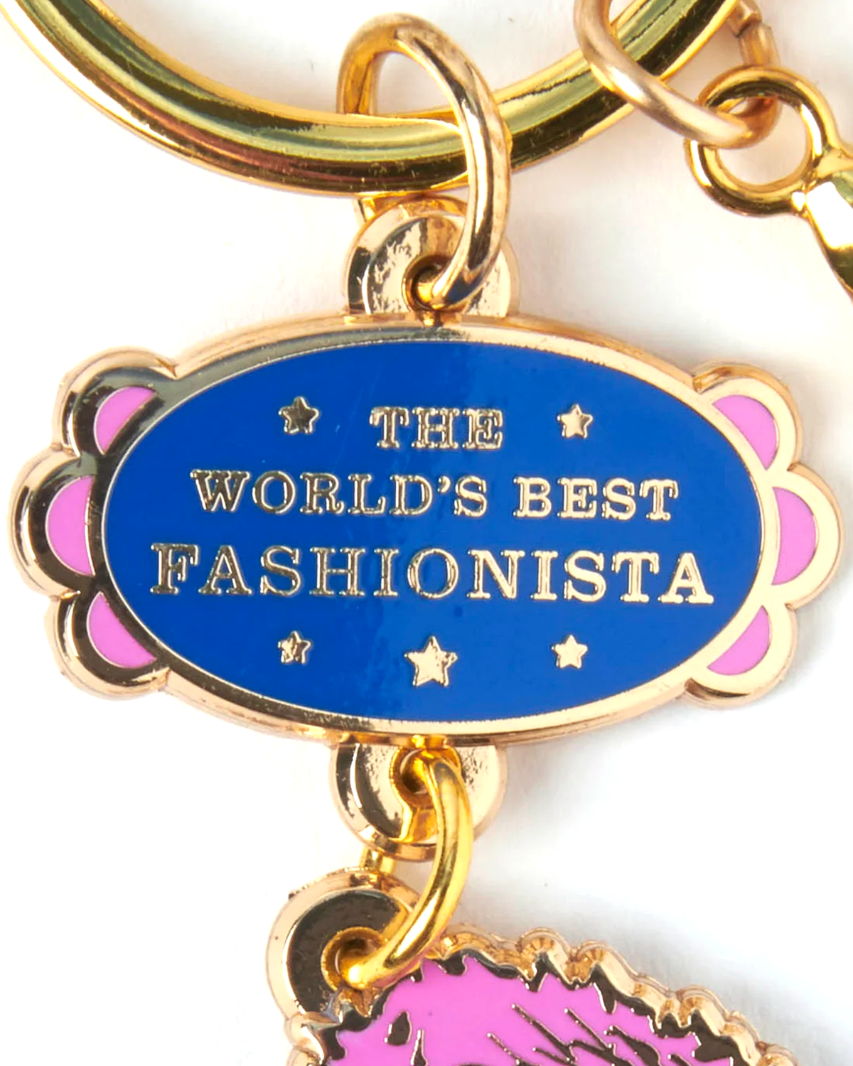 Peanuts World's Best Fashionista Keyring - Multi
