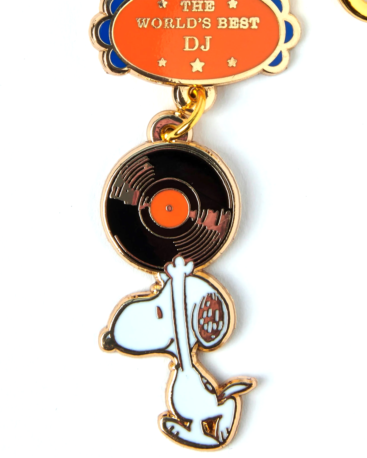Peanuts World's Best DJ Keyring - Multi