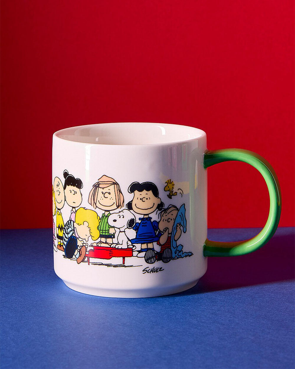 Peanuts Gang & House Mug - Cream / Multi / Green