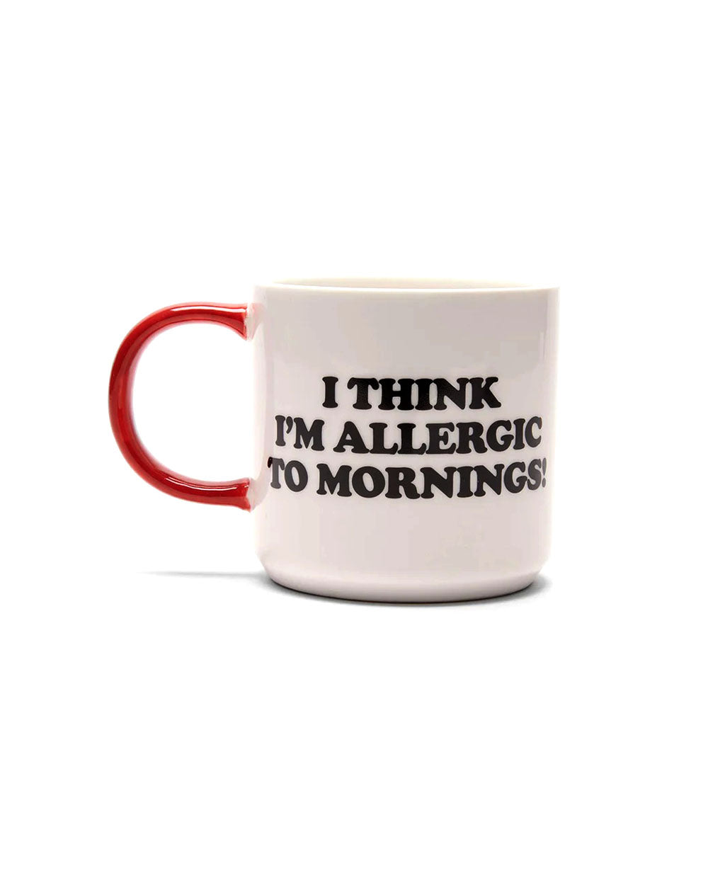 Peanuts Allergic To Mornings Mug - Cream / Multi / Red