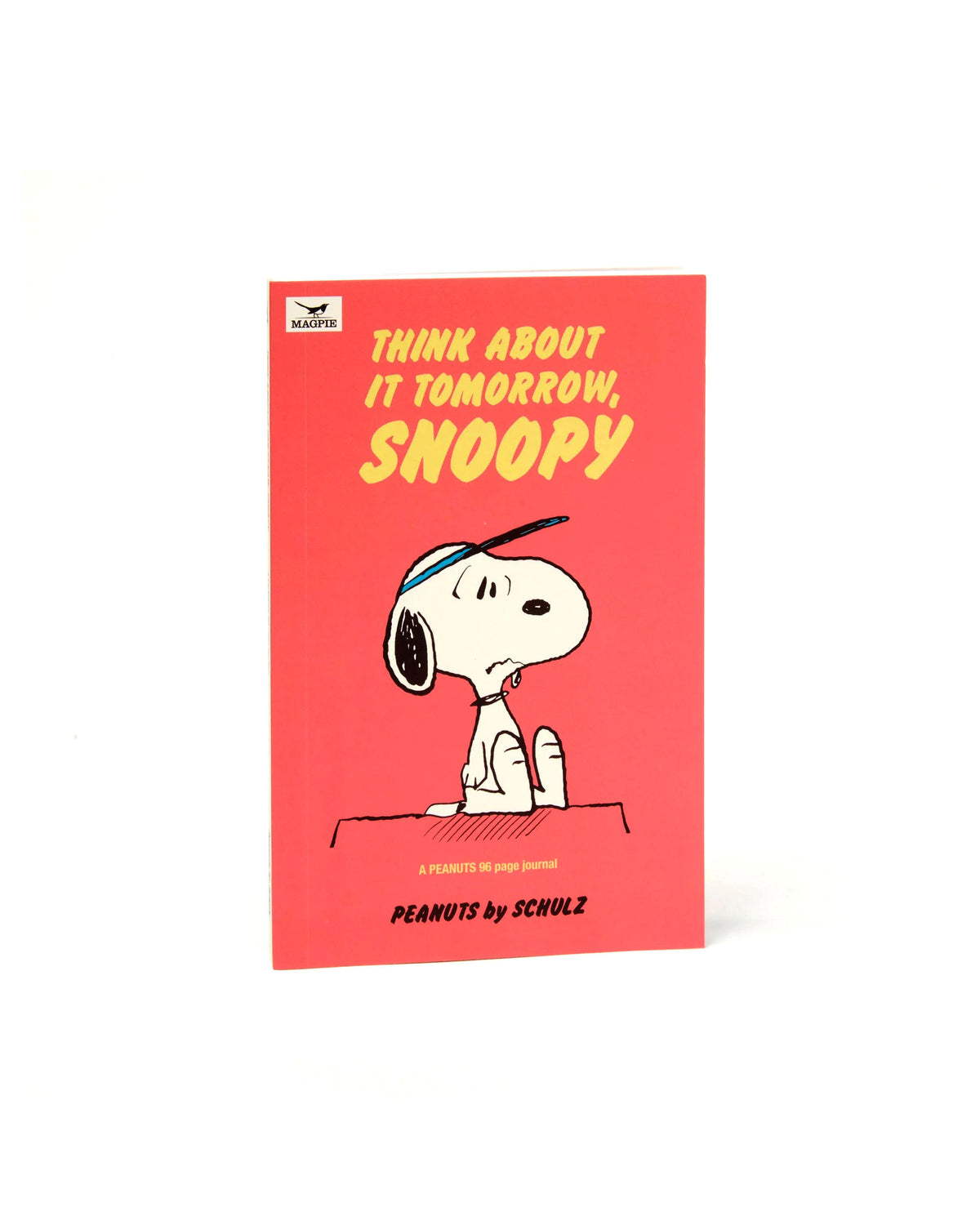 Peanuts Think About It Tomorrow Journal - Red
