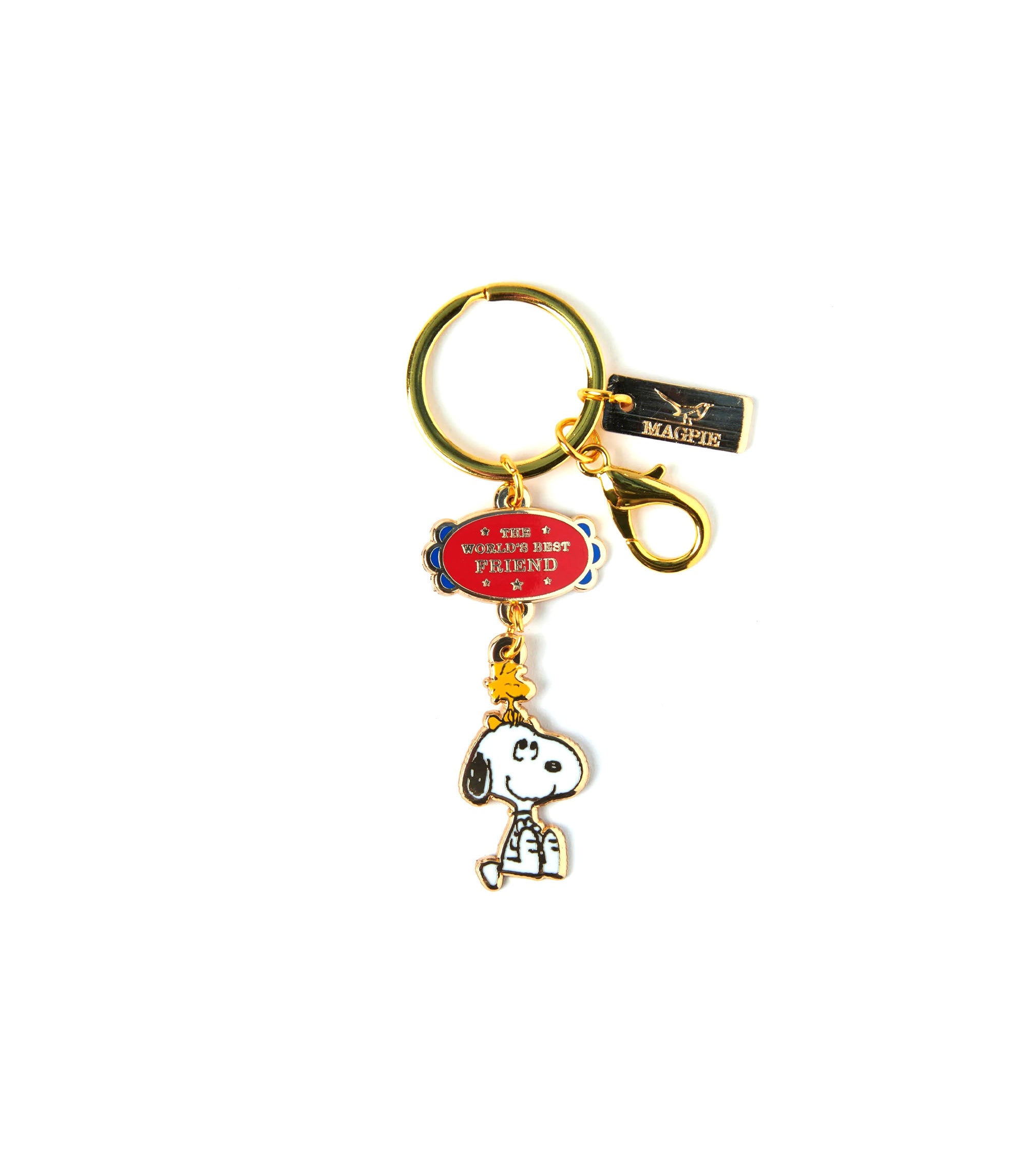Peanuts World's Best Friend Keyring - Multi