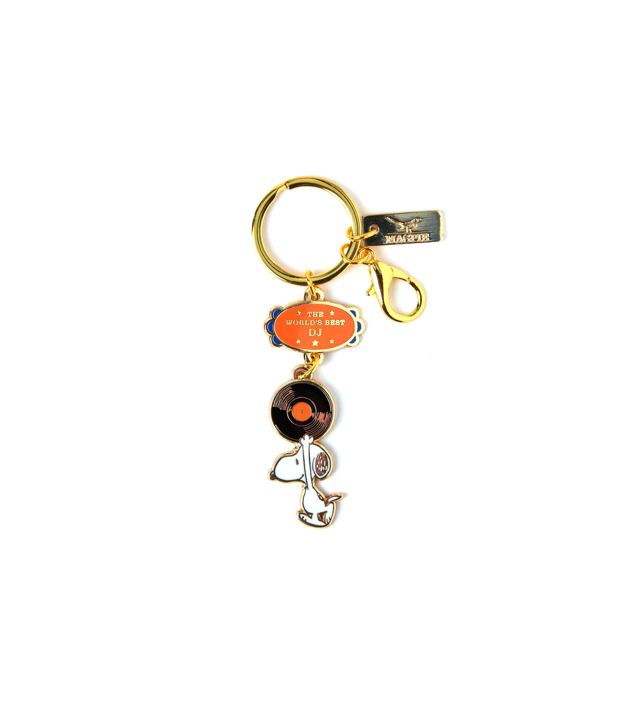 Peanuts World's Best DJ Keyring - Multi