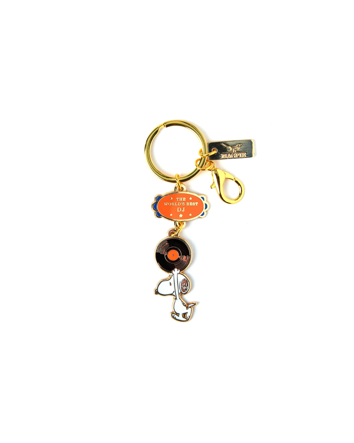 Peanuts World's Best DJ Keyring - Multi