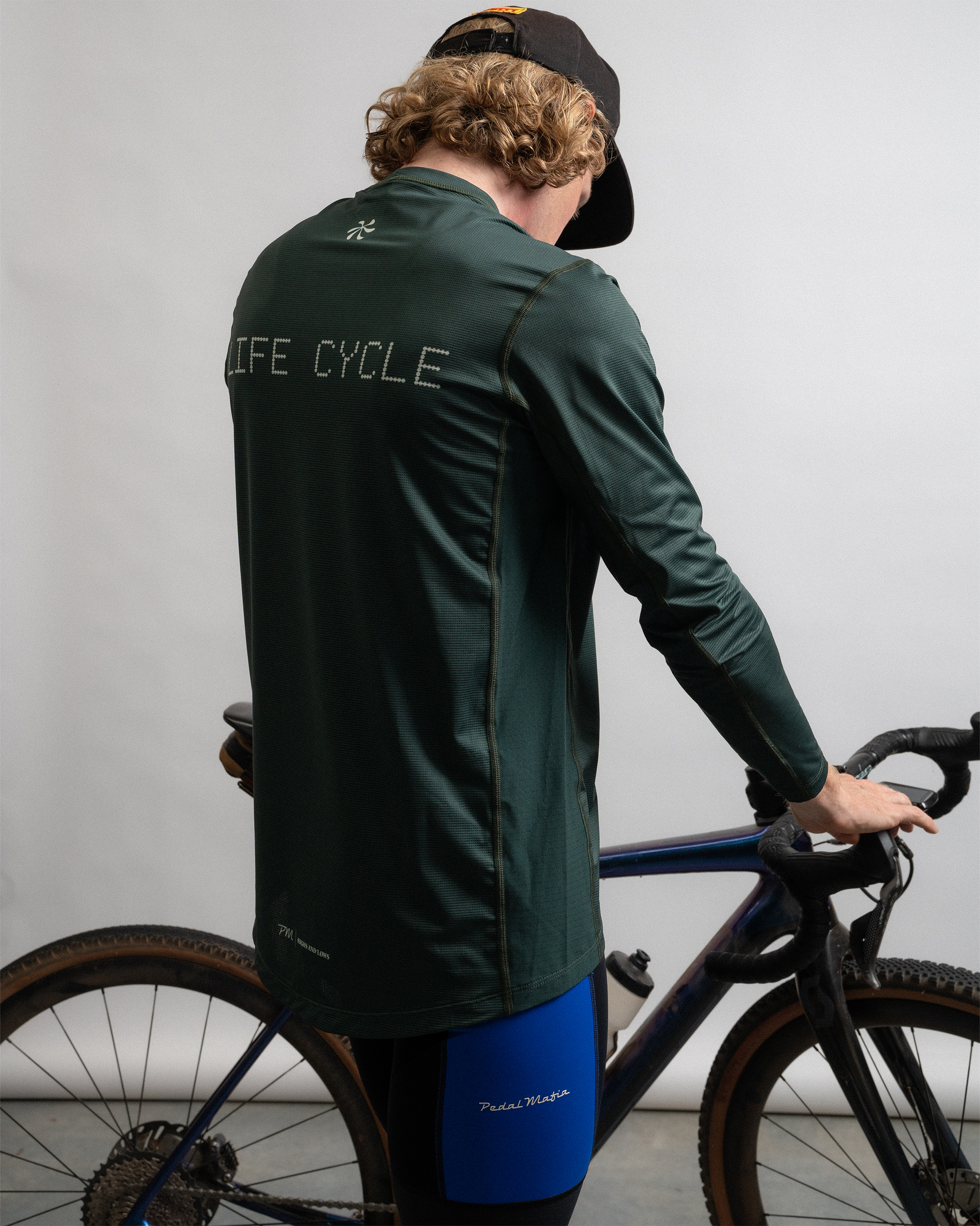 Nomadic Tech L/S T Shirt Jersey - Life Cycle Pine