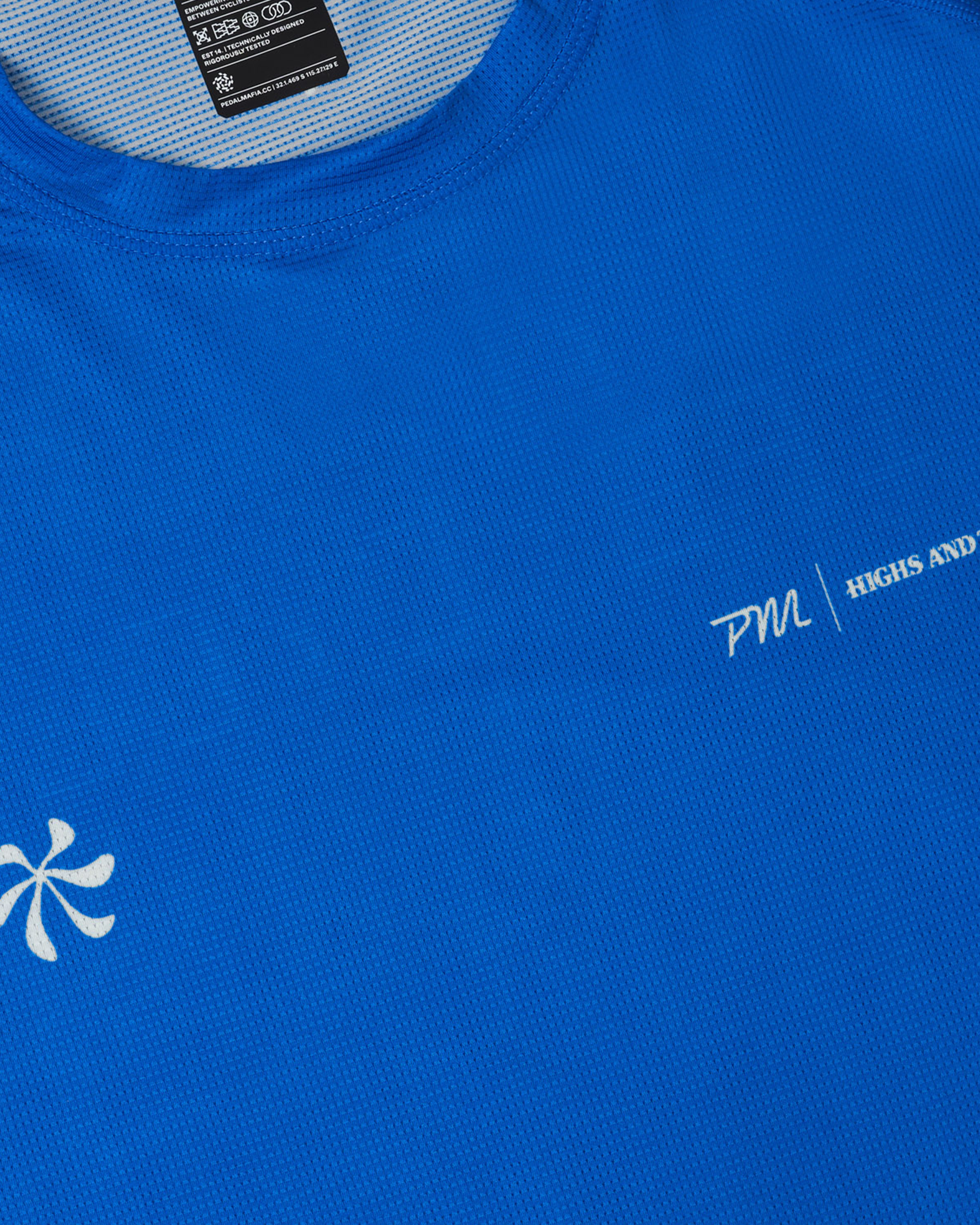 Nomadic Tech S/S T Shirt Jersey - Life Cycle Blue