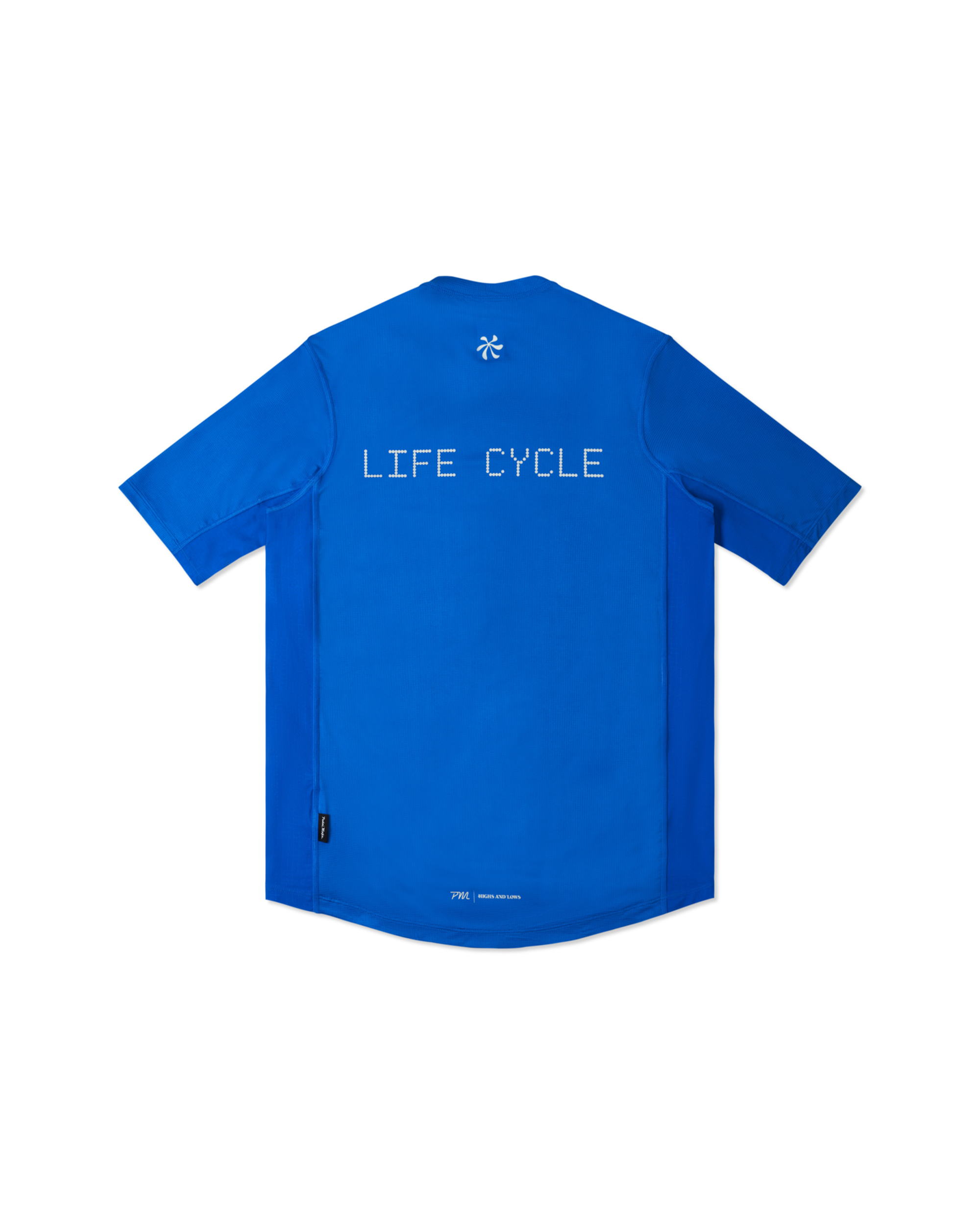 Nomadic Tech S/S T Shirt Jersey - Life Cycle Blue