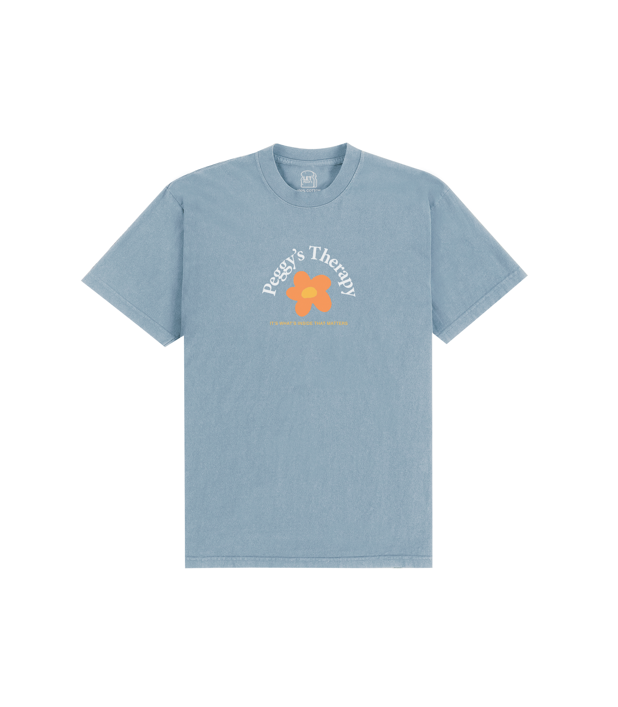 Peggys Therapy T-Shirt - Clear Blue