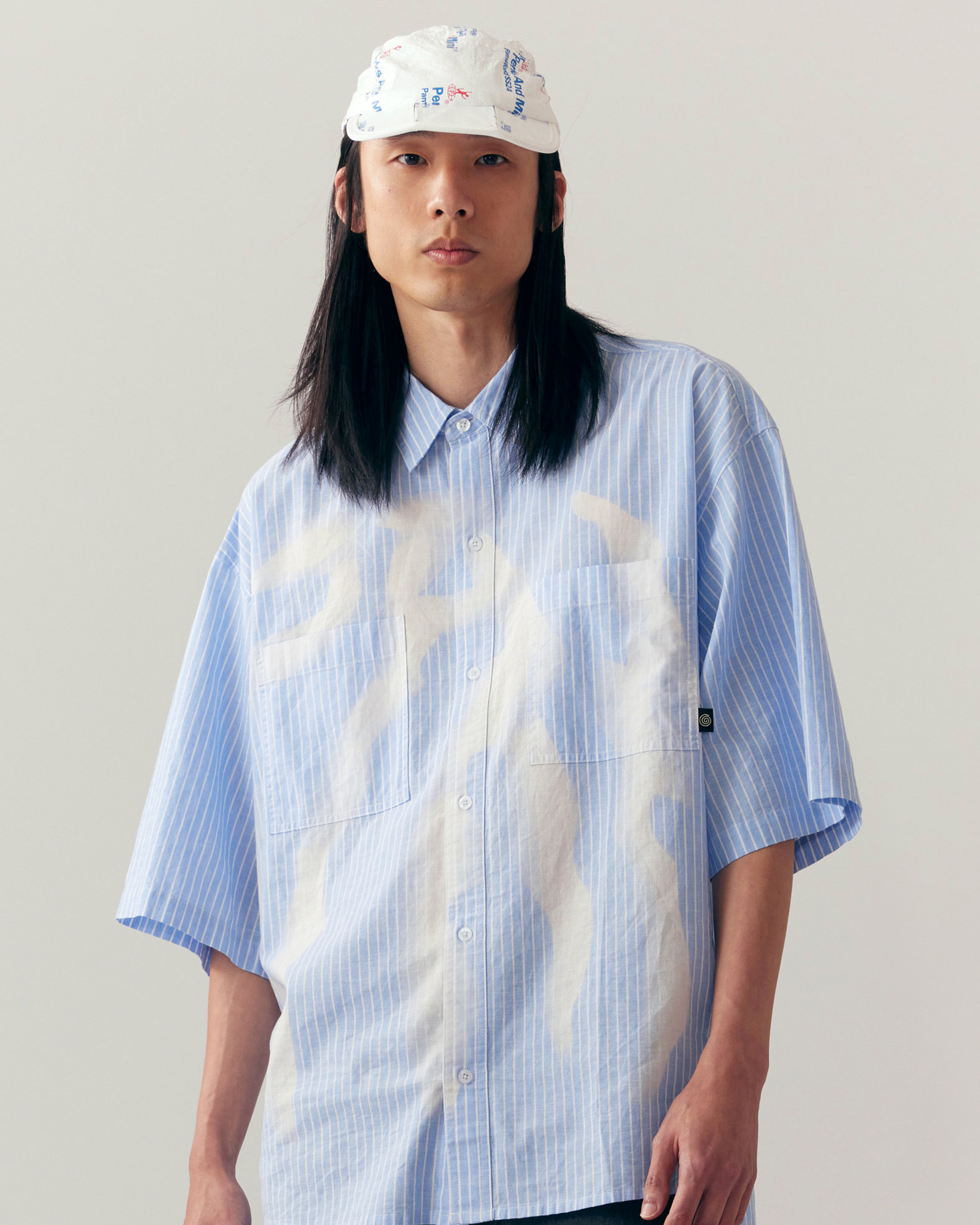 Cadence Boxy Shirt - Blue Stripe