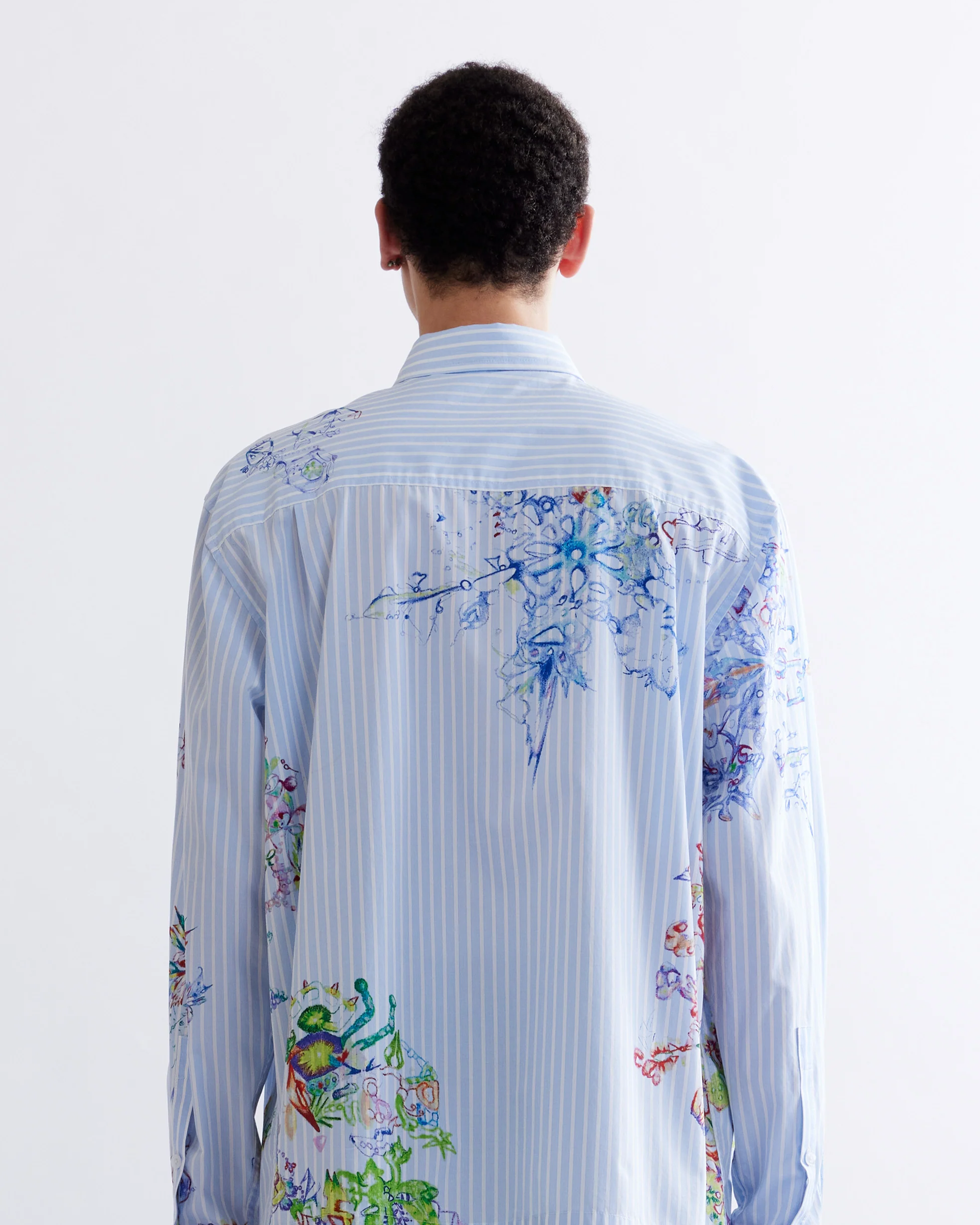 Coco Star Fractal Stripe Shirt - Multi