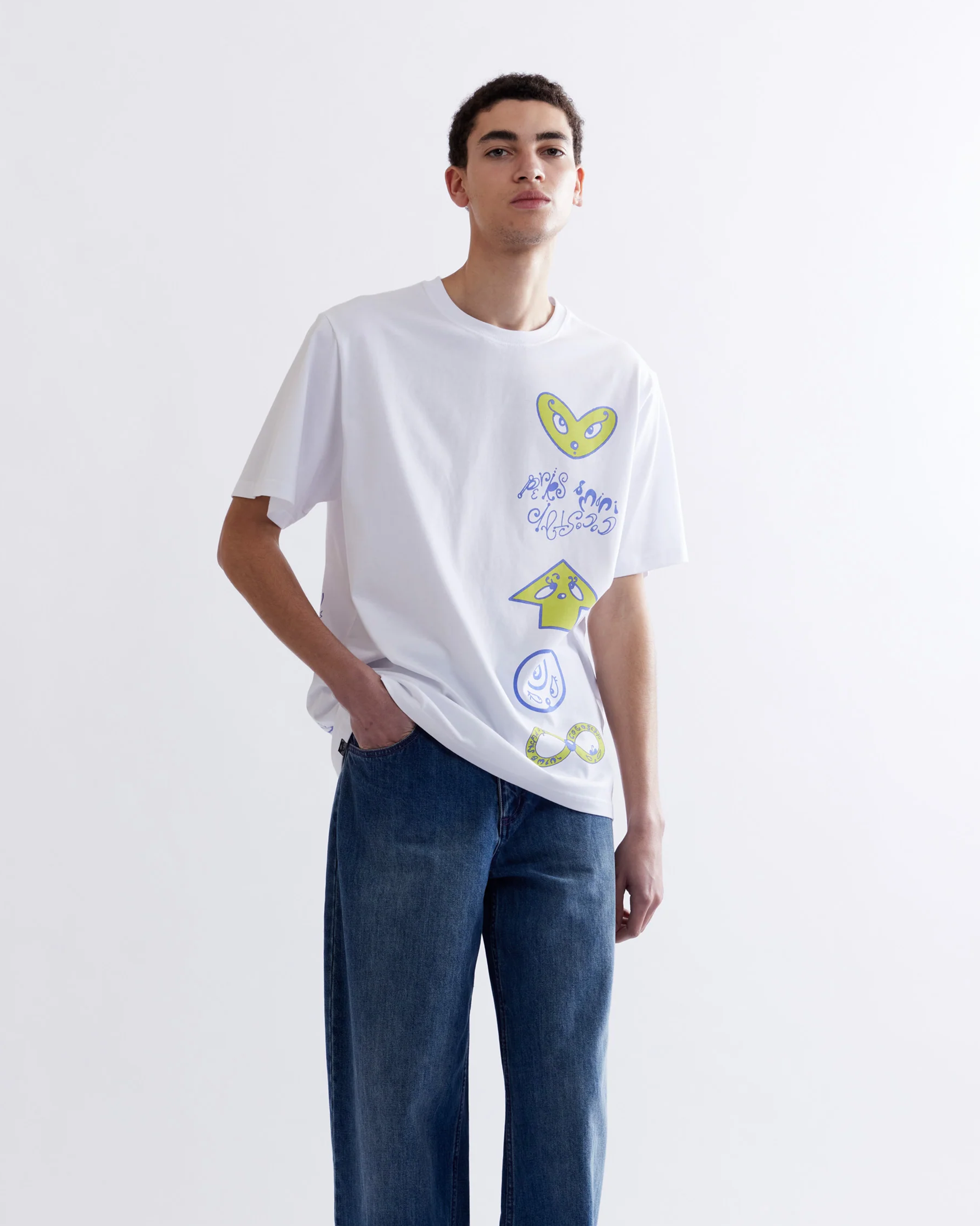 Coco Star Stack T-Shirt - White