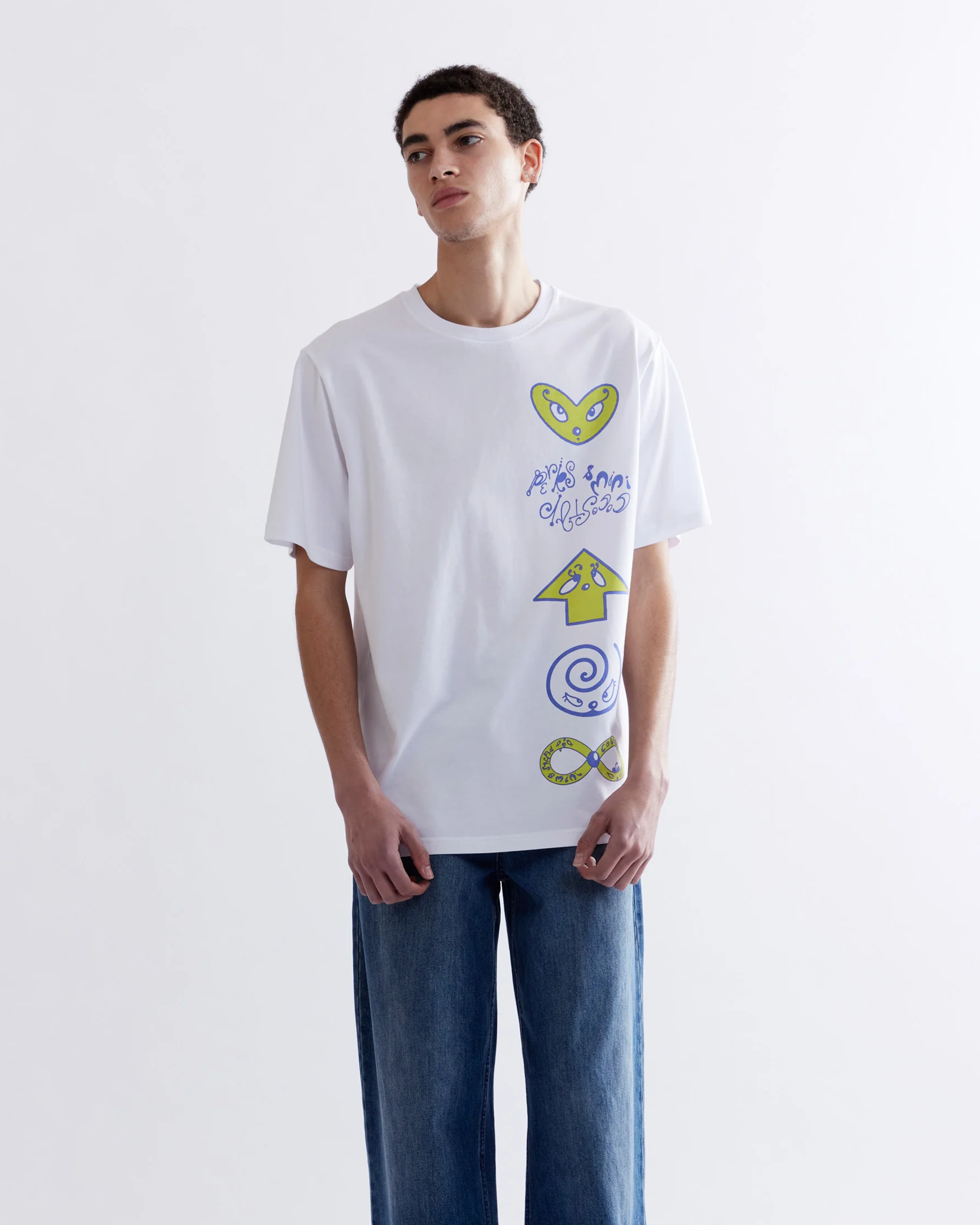 Coco Star Stack T-Shirt - White
