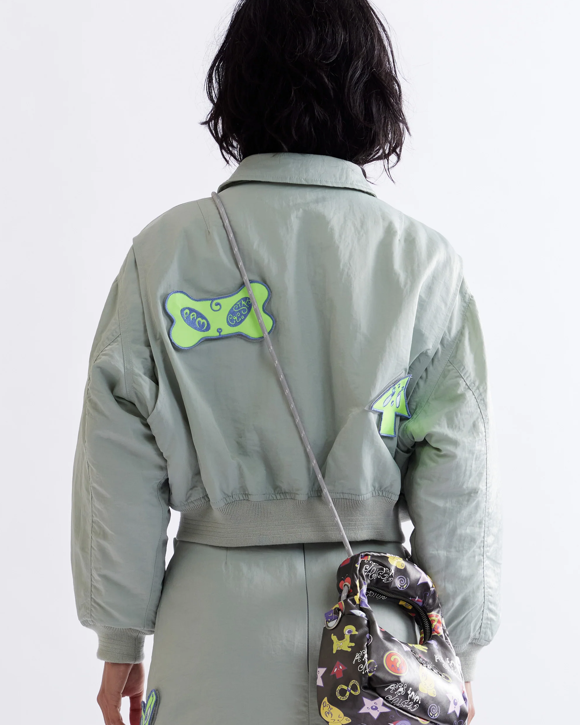 Coco Star Souvenir Flight Jacket - Sage