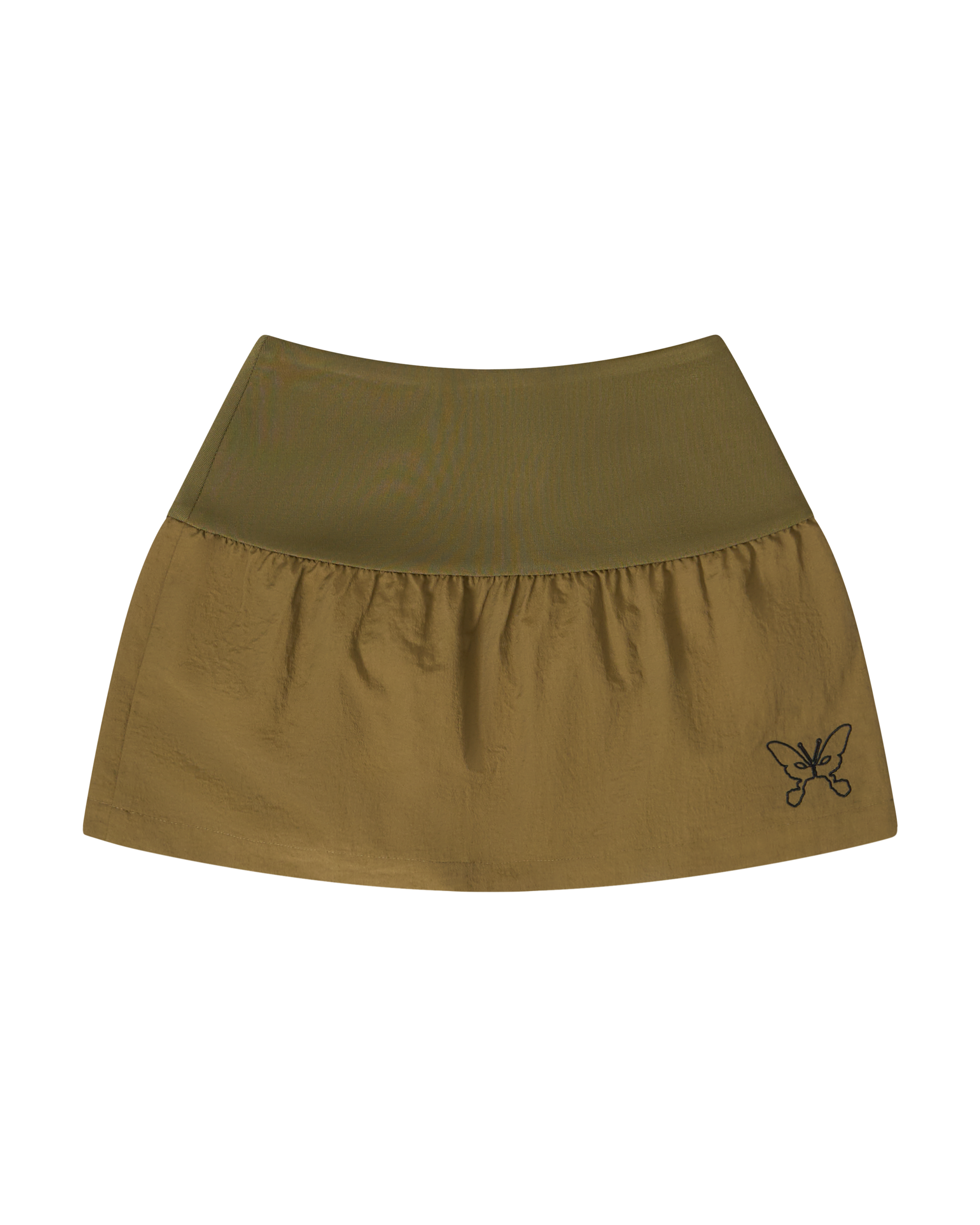 Hocus Pocus Tie-Up Skirt - Olive