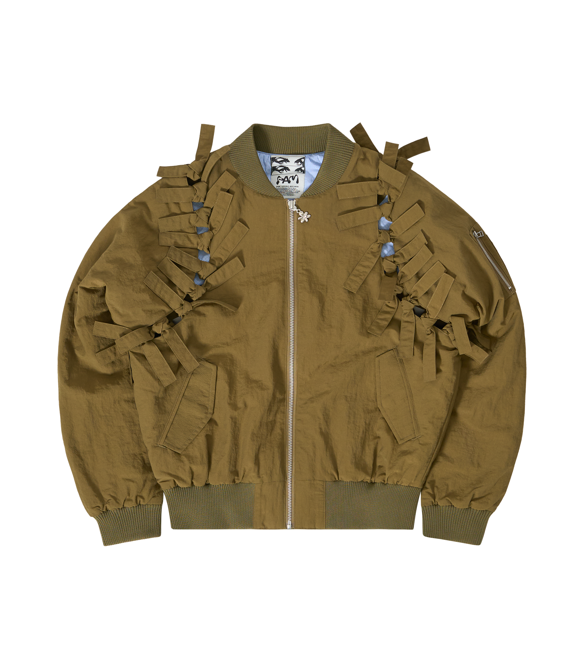 Hocus Pocus Tie-Up Bomber - Olive