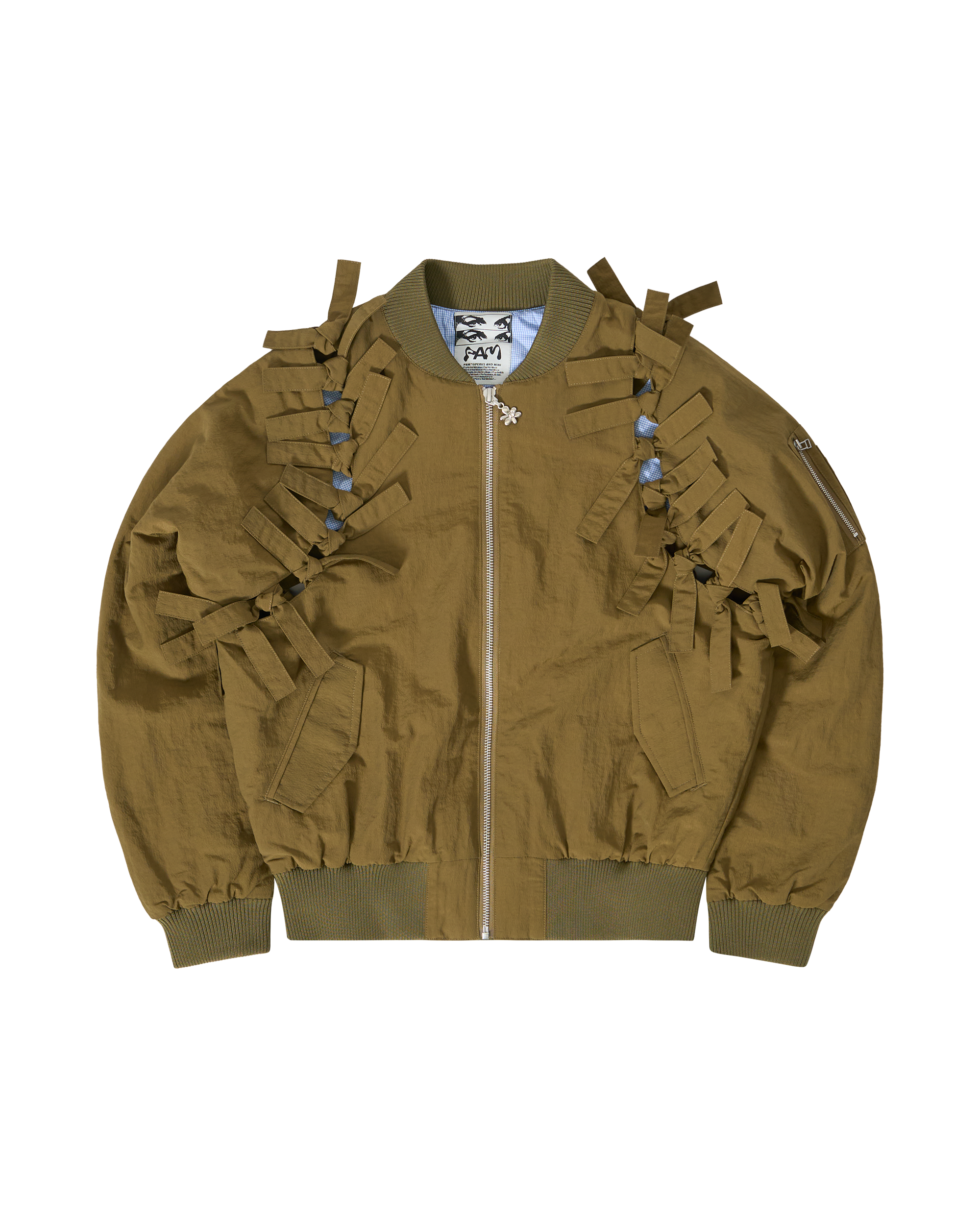 Hocus Pocus Tie-Up Bomber - Olive