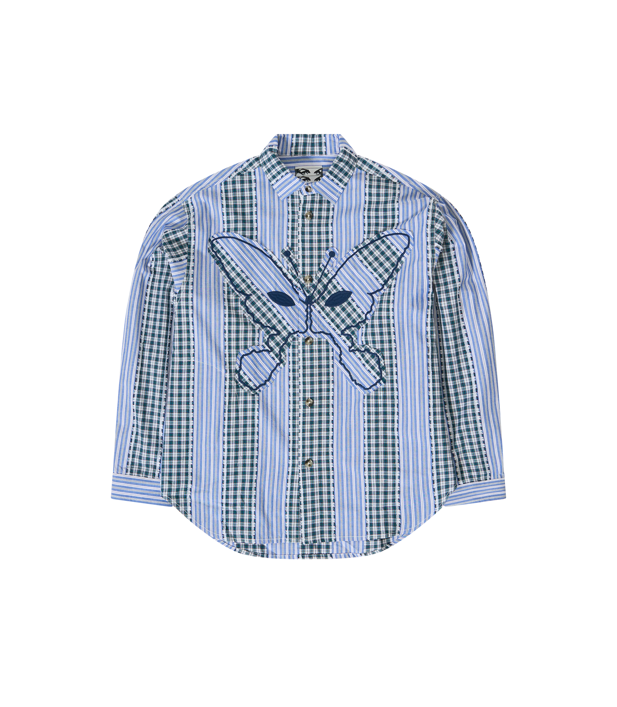 Specter L/S Overshirt - Blue Stripe