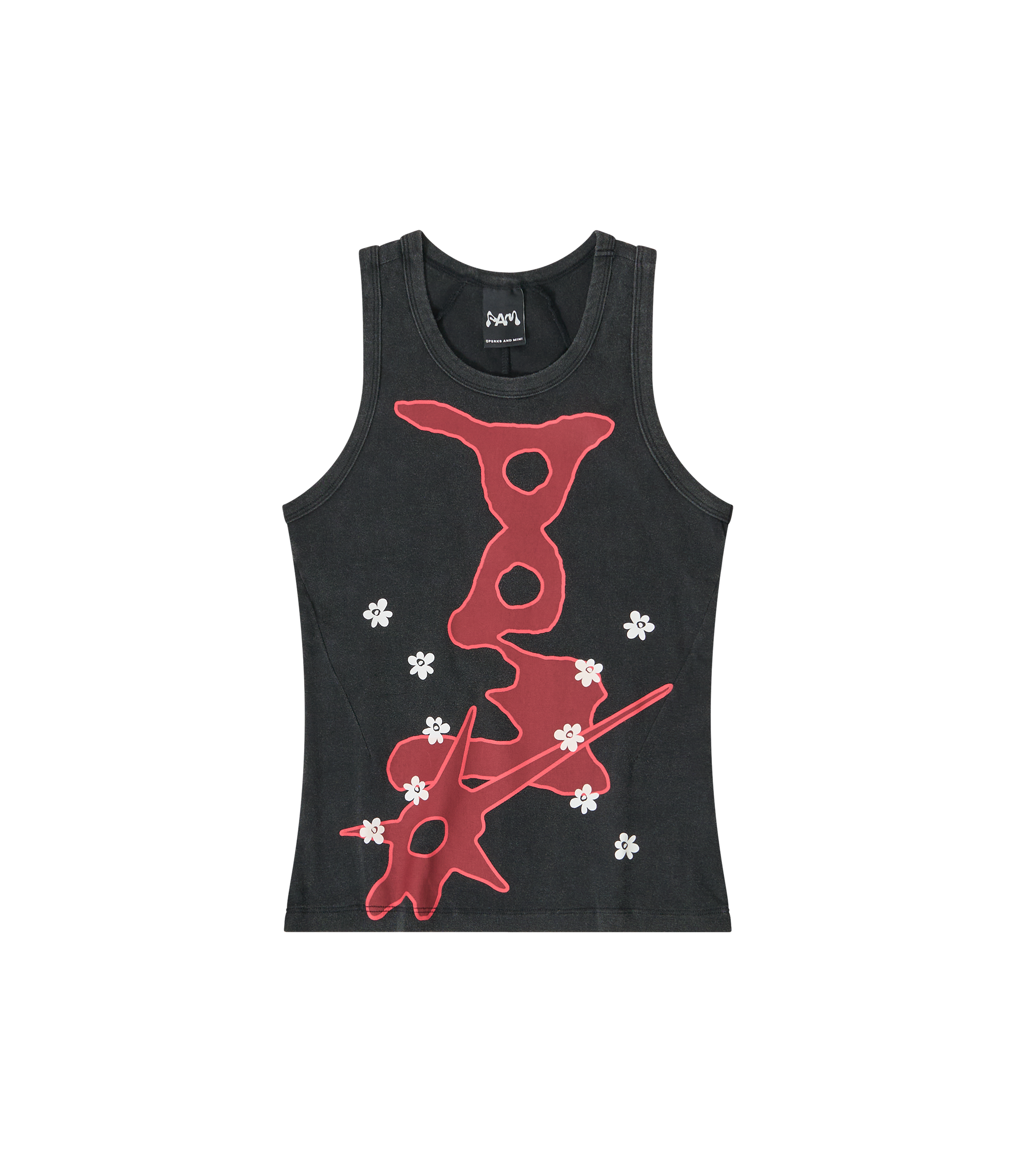 Vision Racer Tank - Washed Black