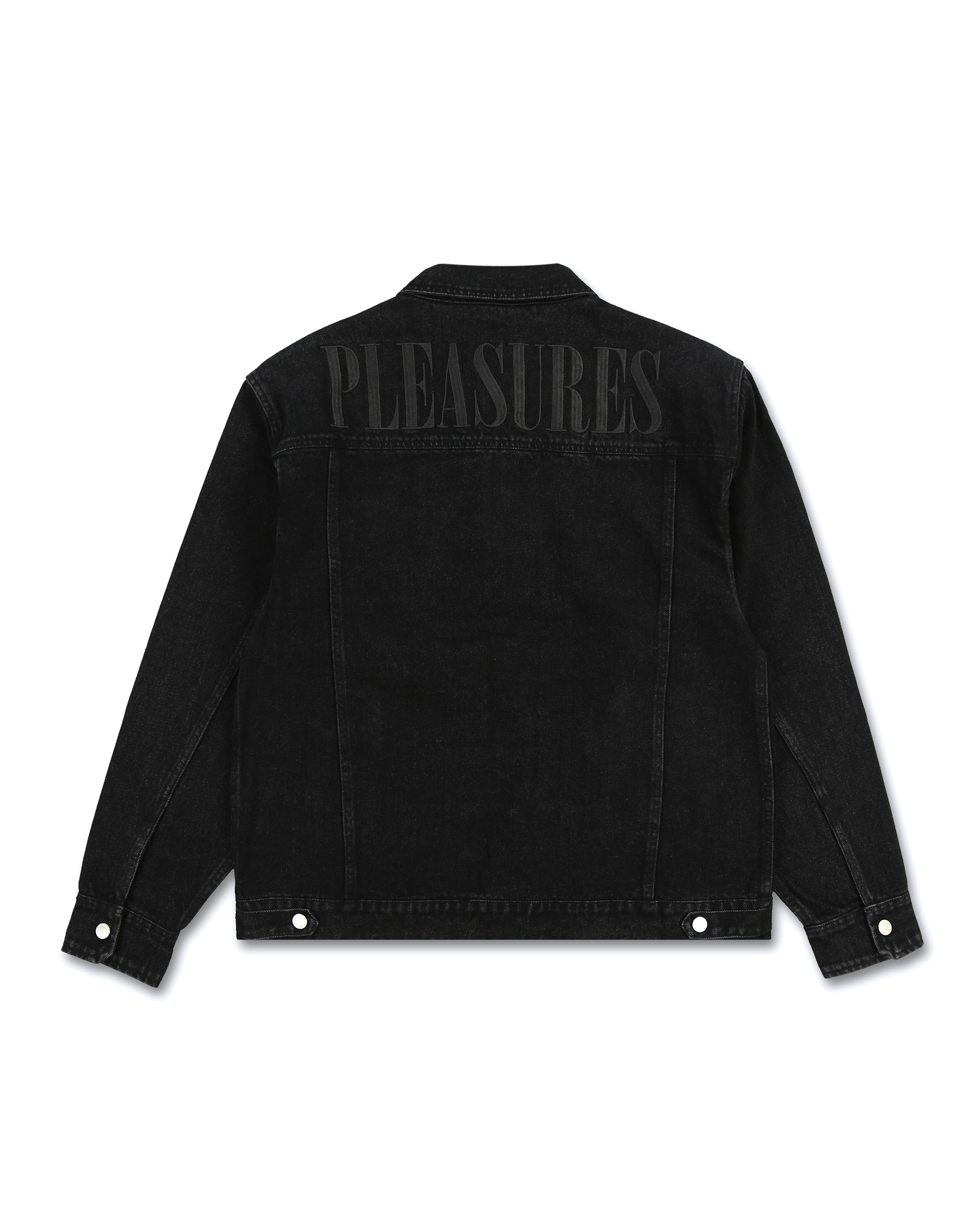 Mileage Denim Trucker Jacket - Black