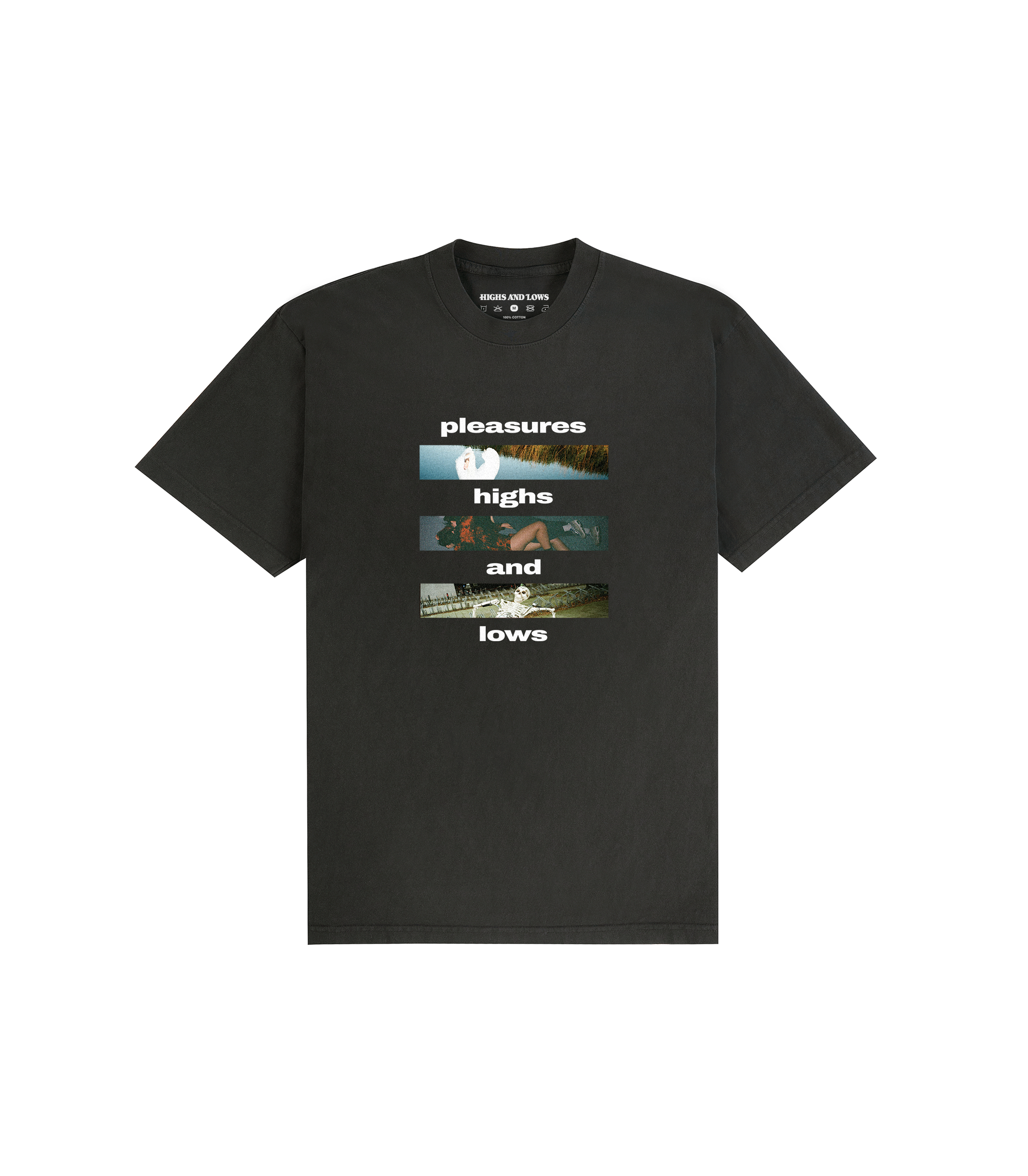 Pleasures 10/20 Anniversary T-shirt - Faded Black