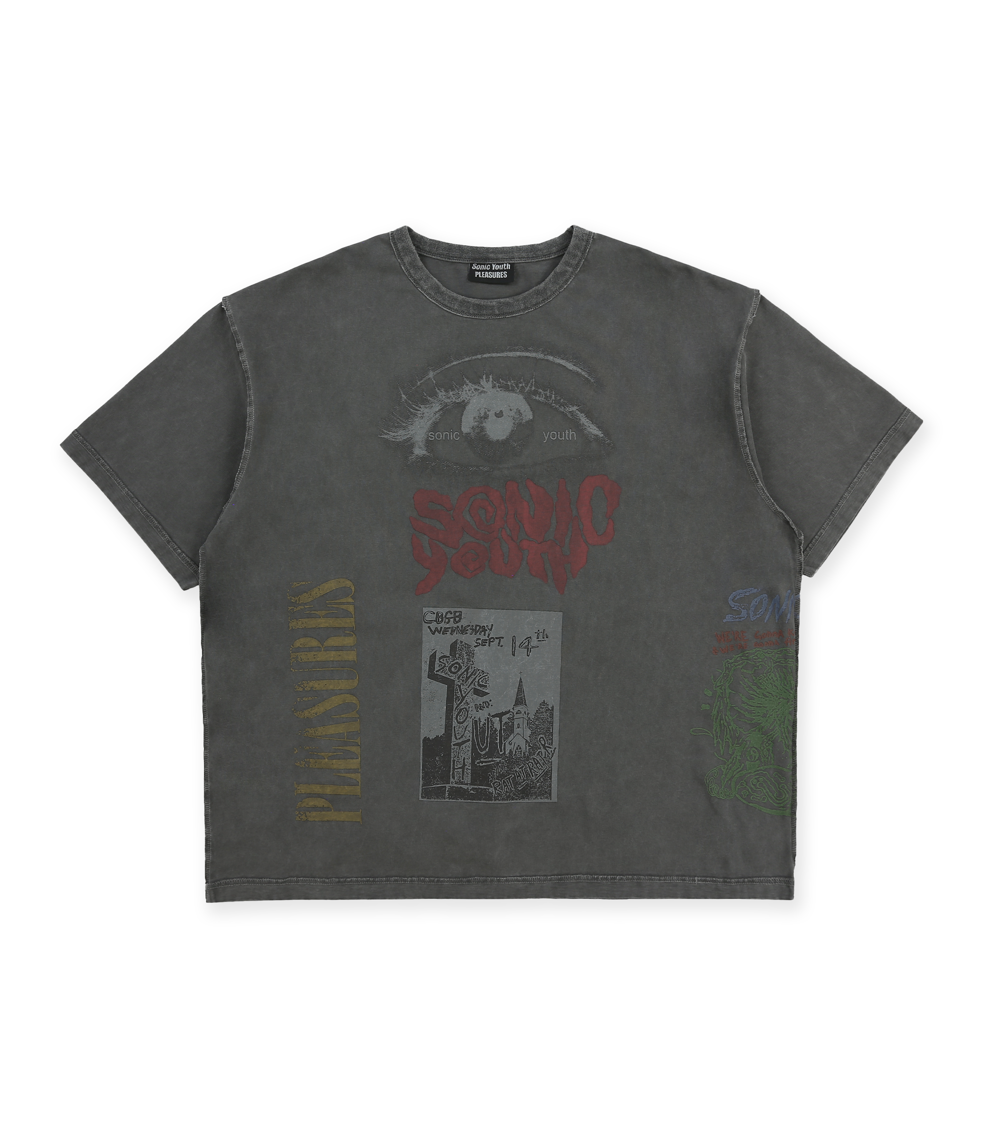 Sonic Youth Test Print Shirt - Grey