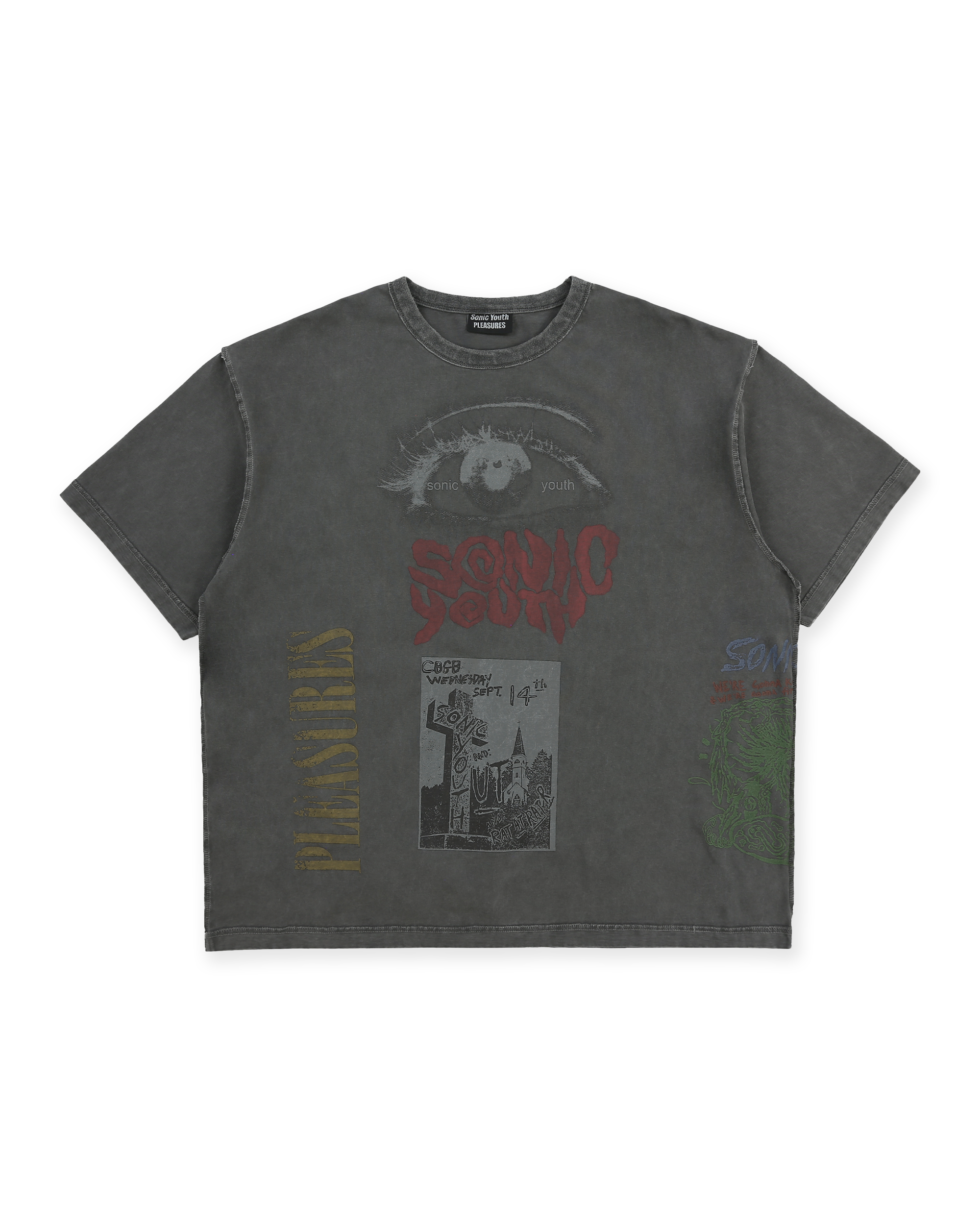 Sonic Youth Test Print Shirt - Grey