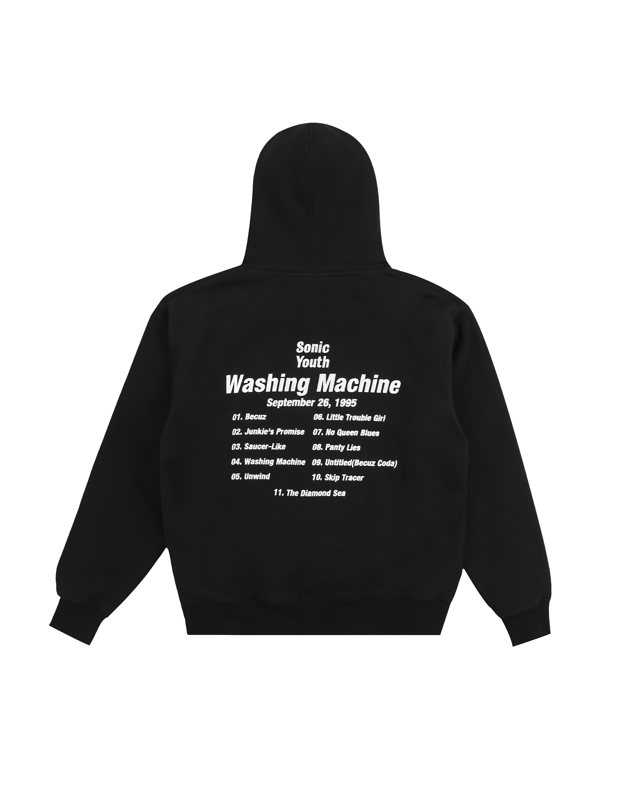 Sonic Youth Washing Machine Hoodie - Black