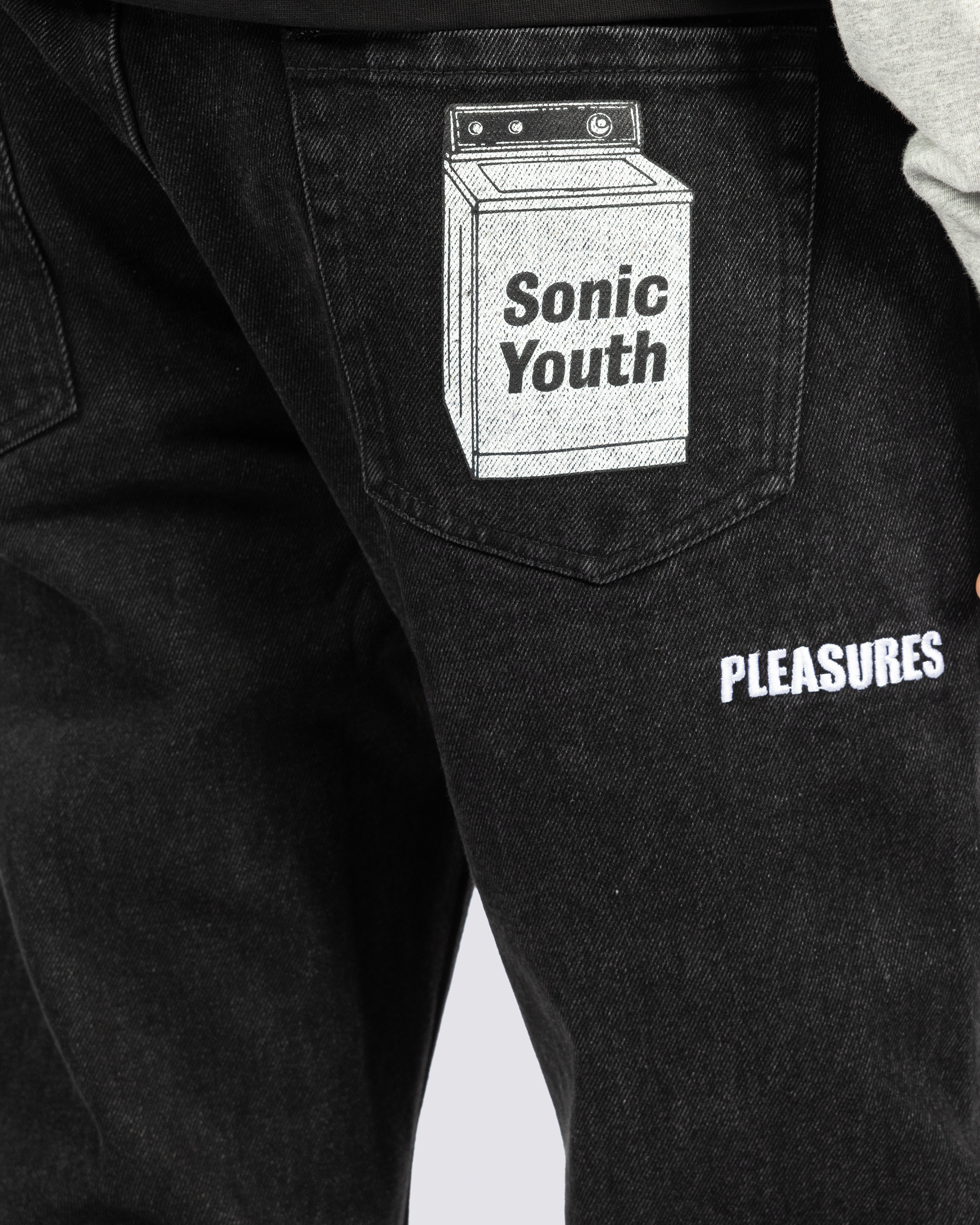 Sonic Youth Washing Machine Denim Jean - Black