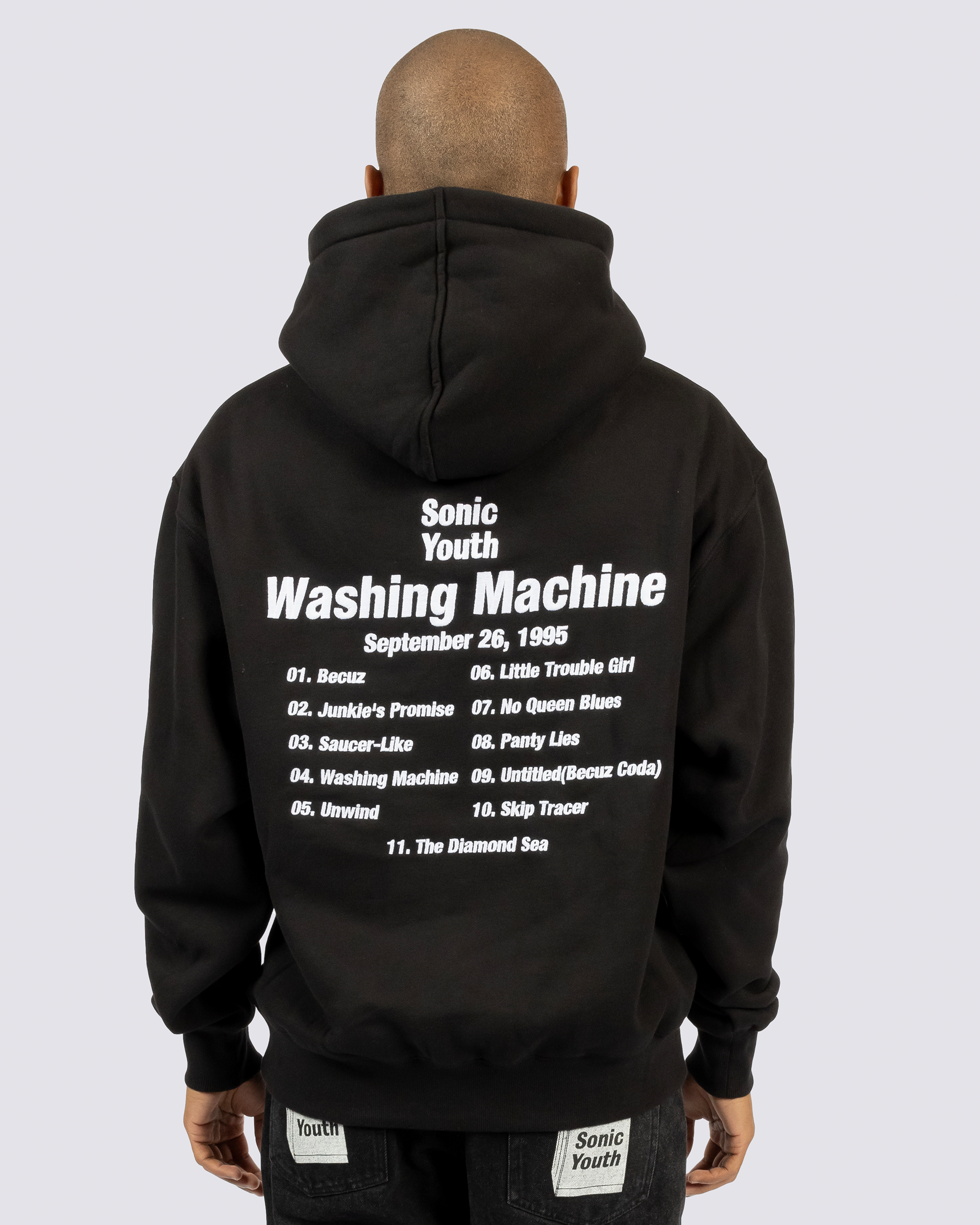 Sonic Youth Washing Machine Hoodie - Black