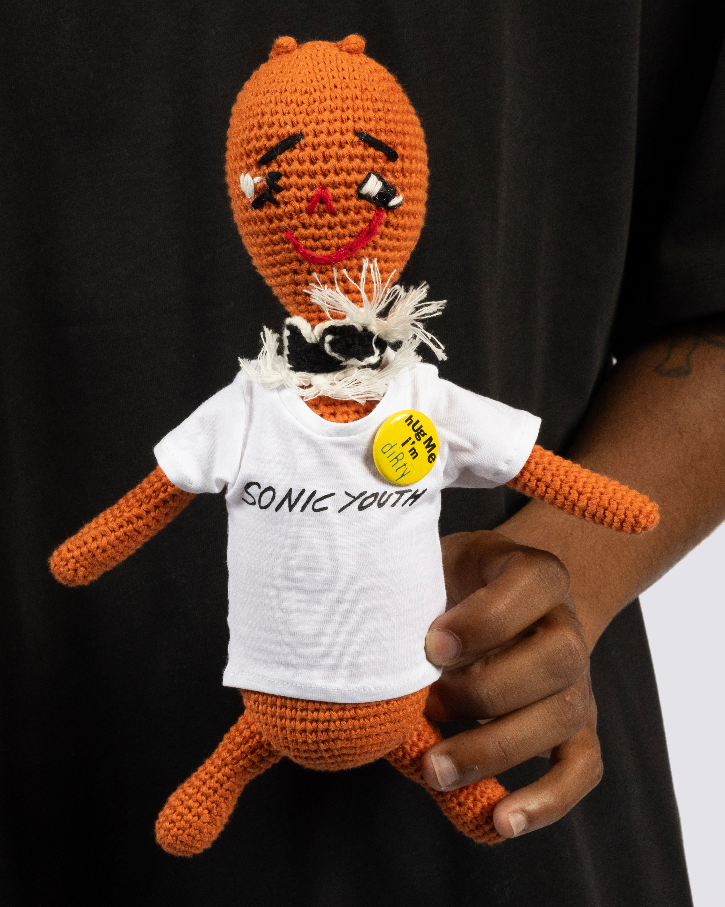 Sonic Youth Alien Crochet Doll - Orange