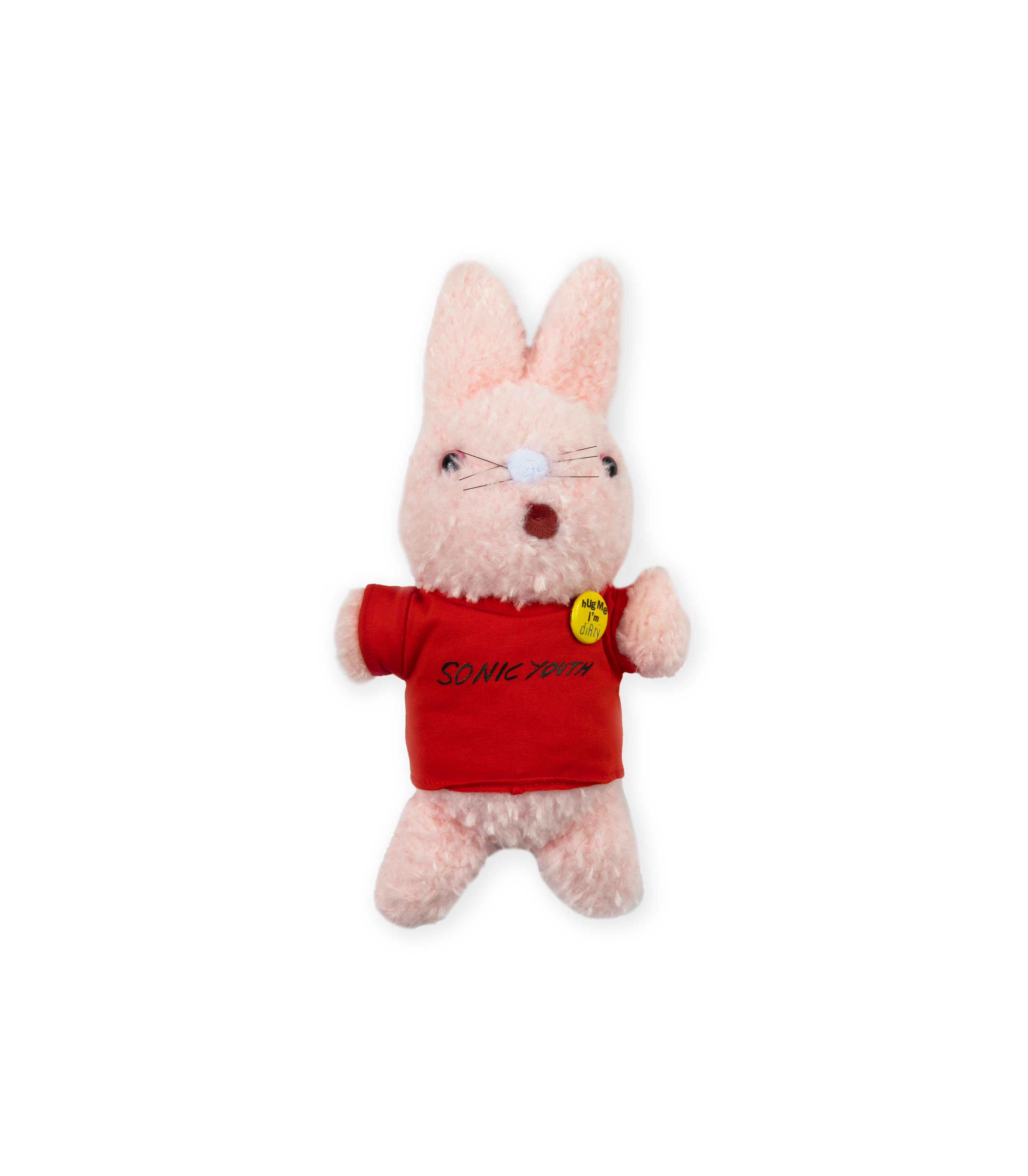 Sonic Youth Bunny Fuzzy Animal Toy - Pink