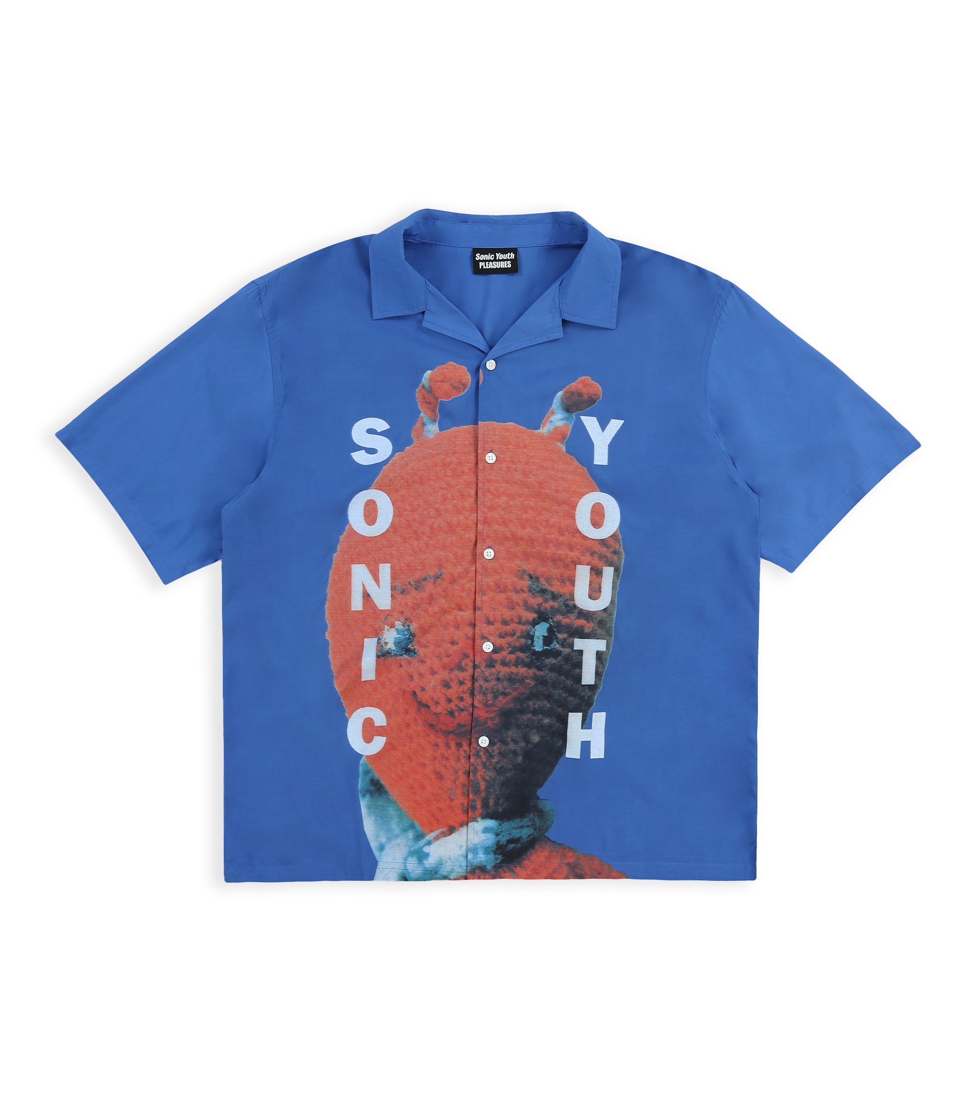 Sonic Youth Alien Camp Collar Shirt - Blue