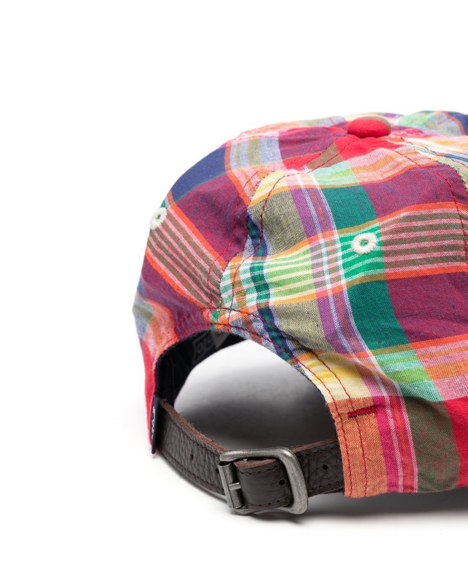 Plaid Script Logo Cap - Multi