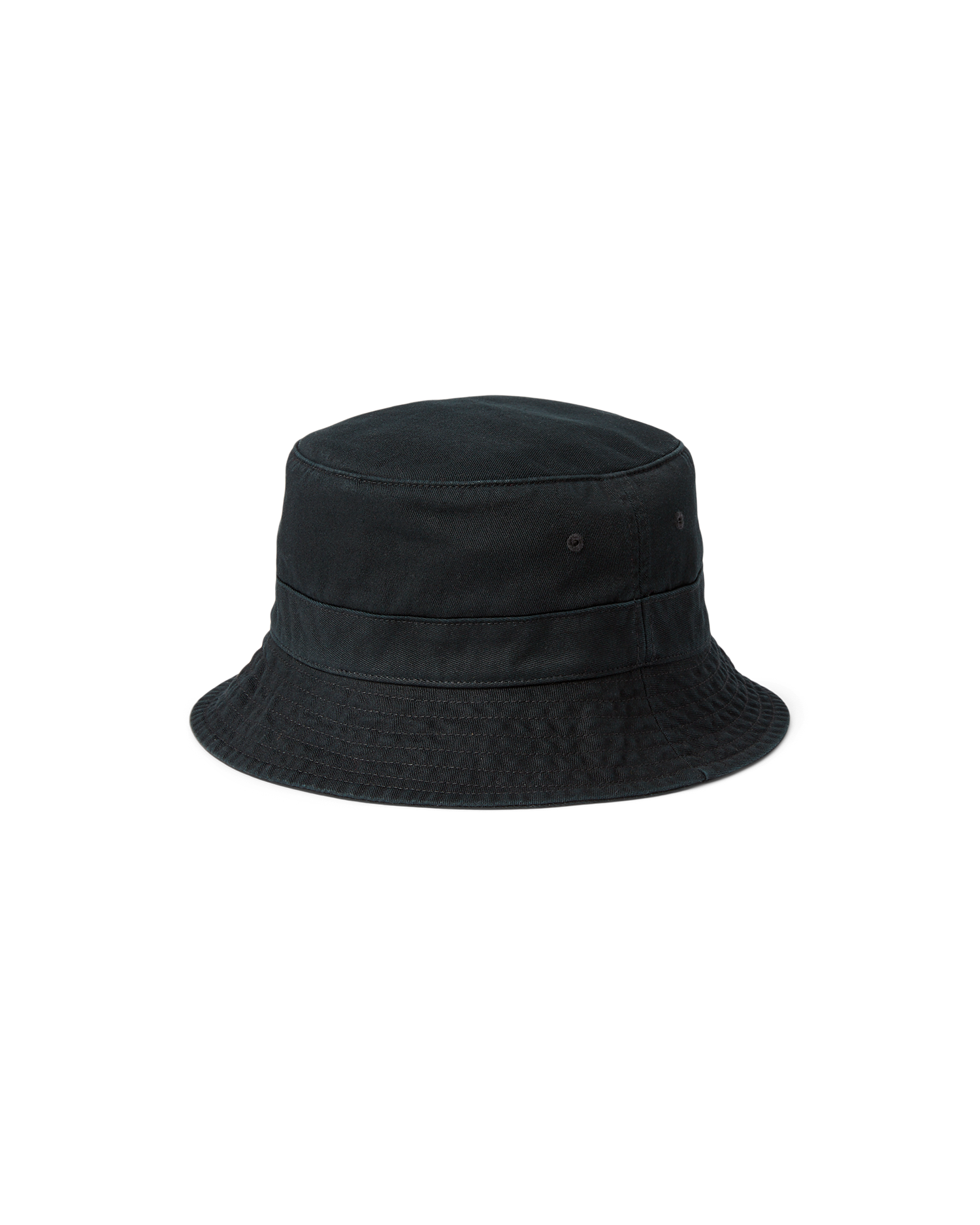 Polo Bear Twill Bucket Hat - Black