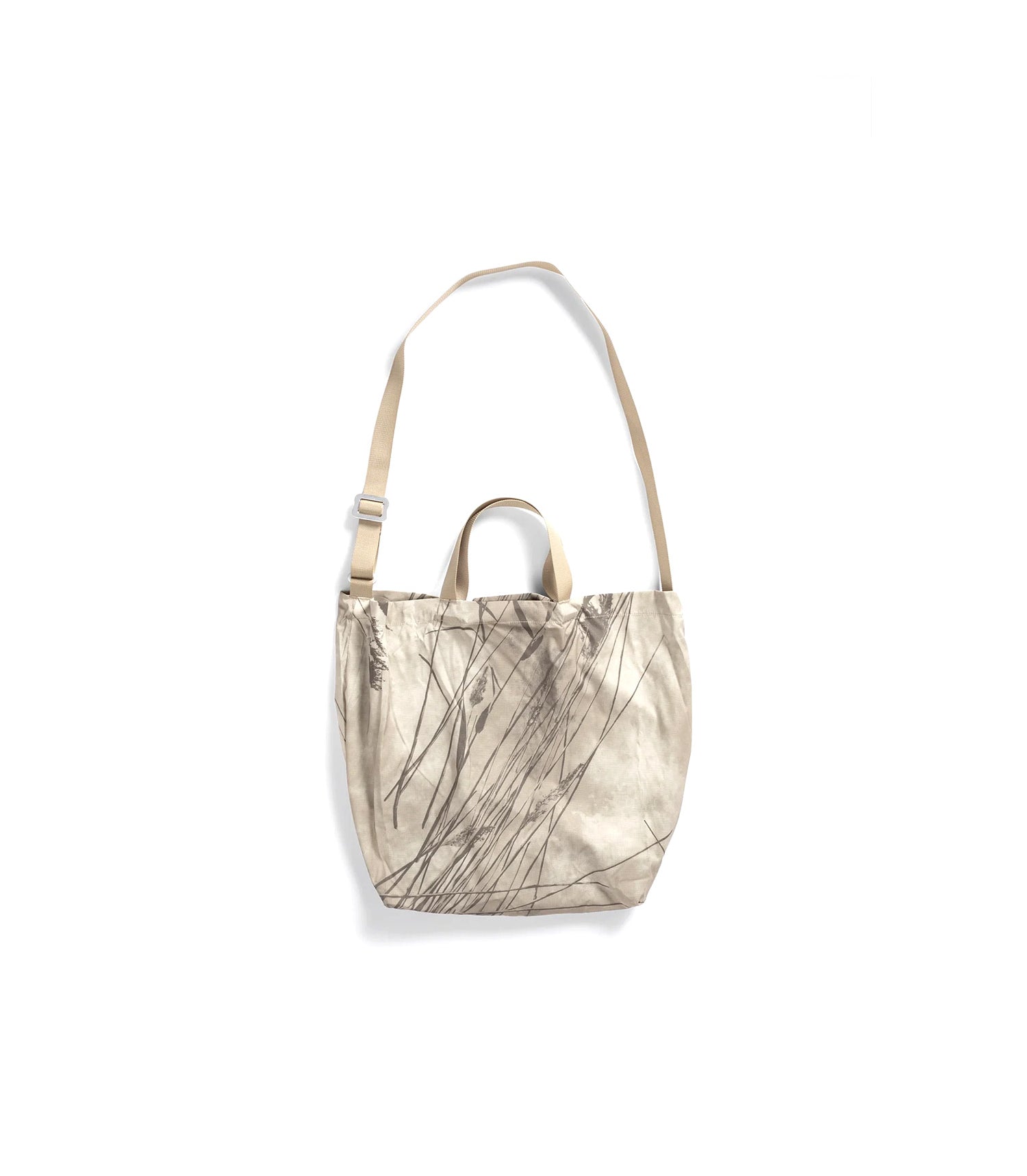 Print Technical Tote - Light Khaki